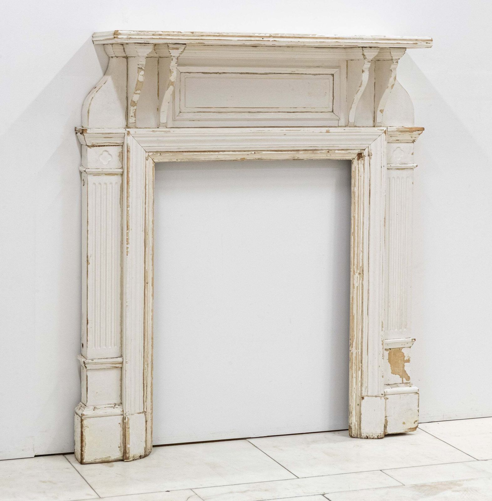 Antique Wooden Fireplace Surround photo buy