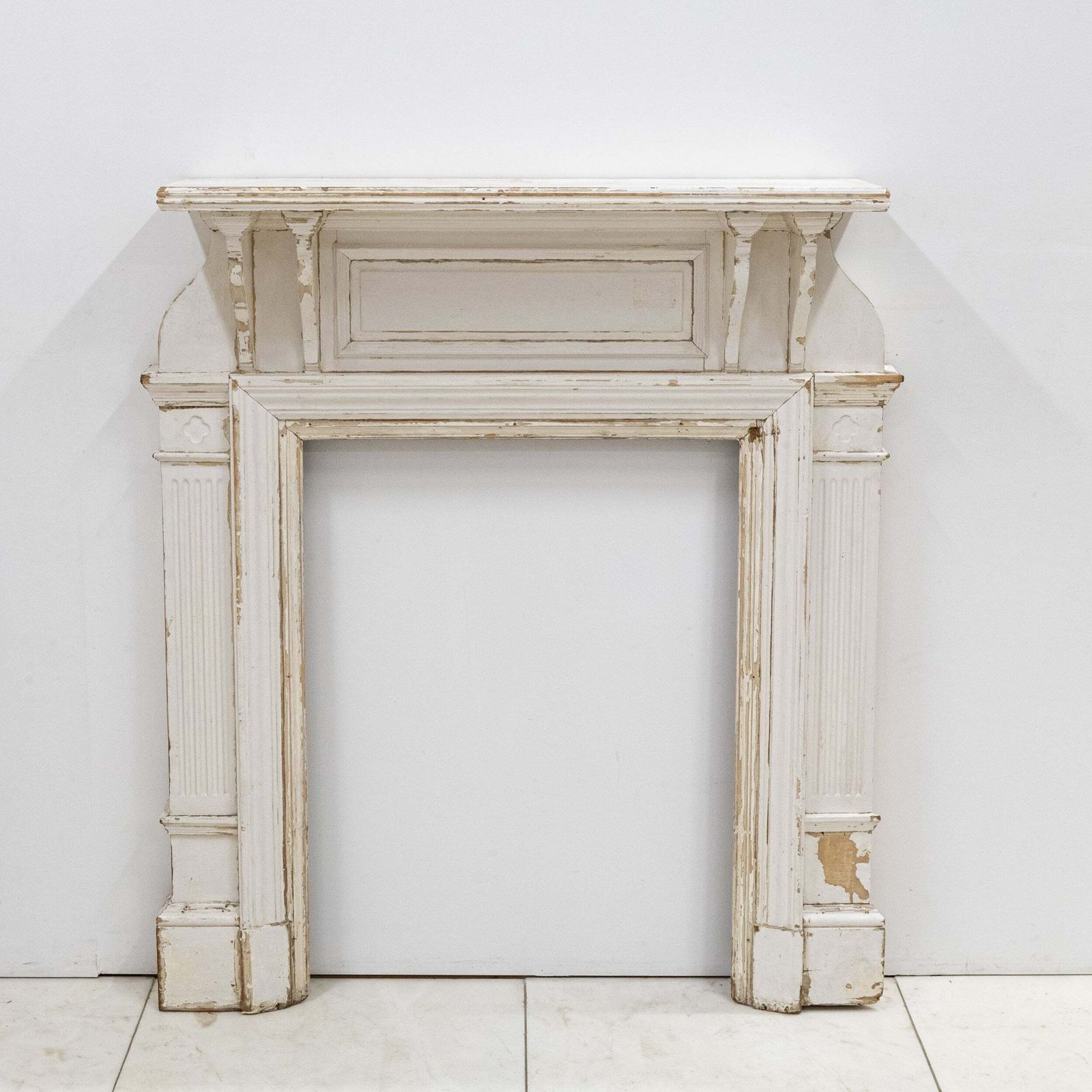 photo furniture Antique Wooden Fireplace Surround