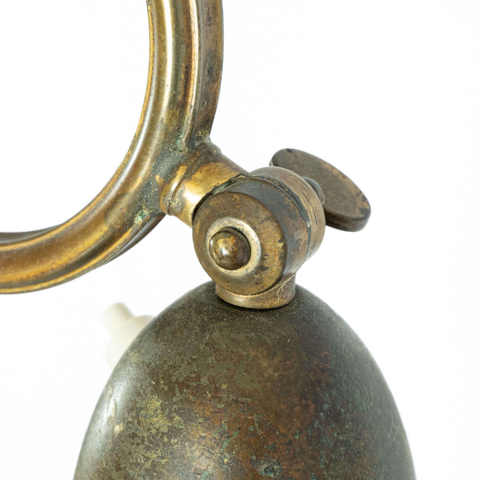 Early 20th Century French Brass Floor Lamp photo Lighting