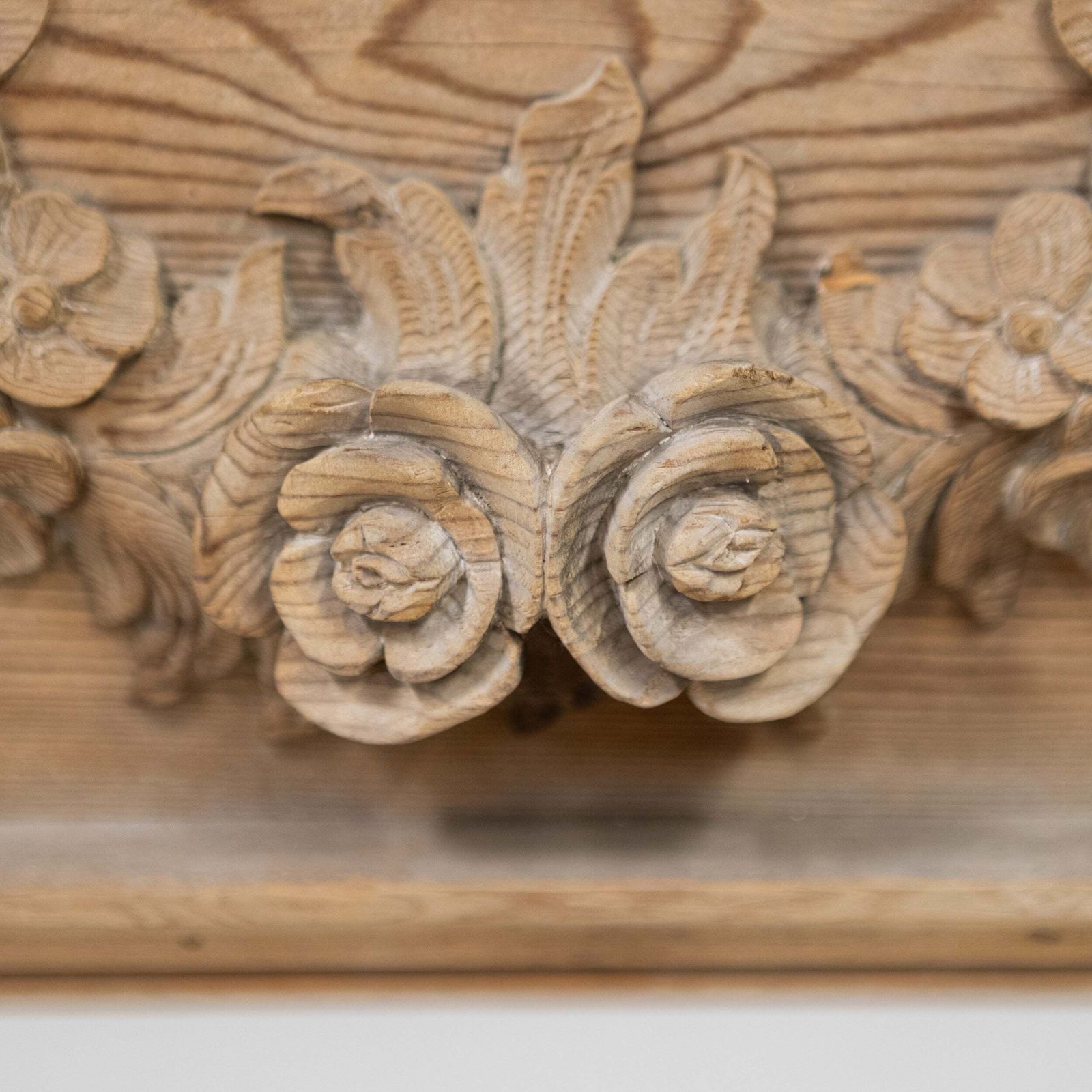 Reclaimed Richly Decorated Wooden Fireplace Surround photo 450.0