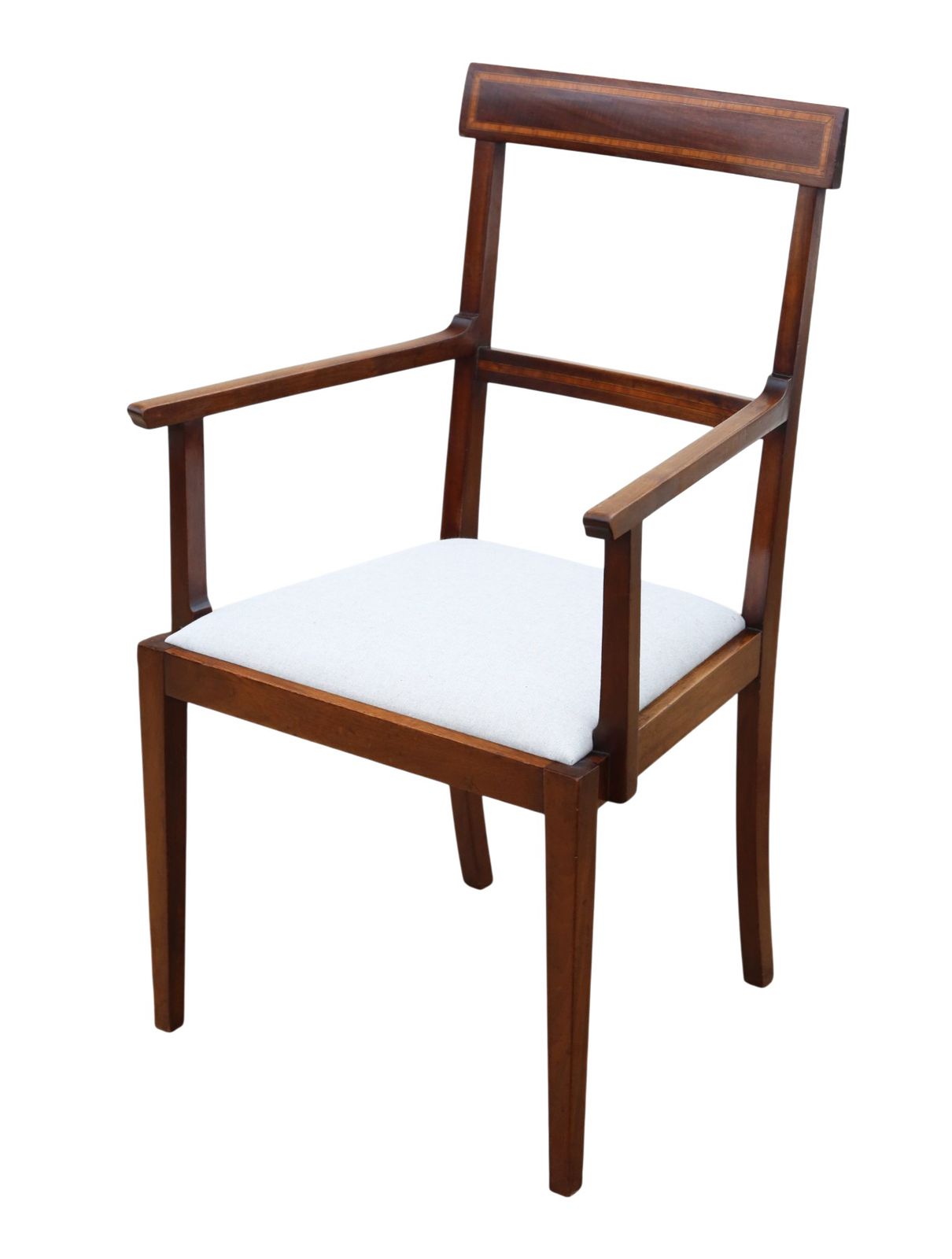 Antique C.1905 Fine Quality Set Of 8 (6 + 2) Edwardian / Art Nouveau Dining Chairs photo furniture