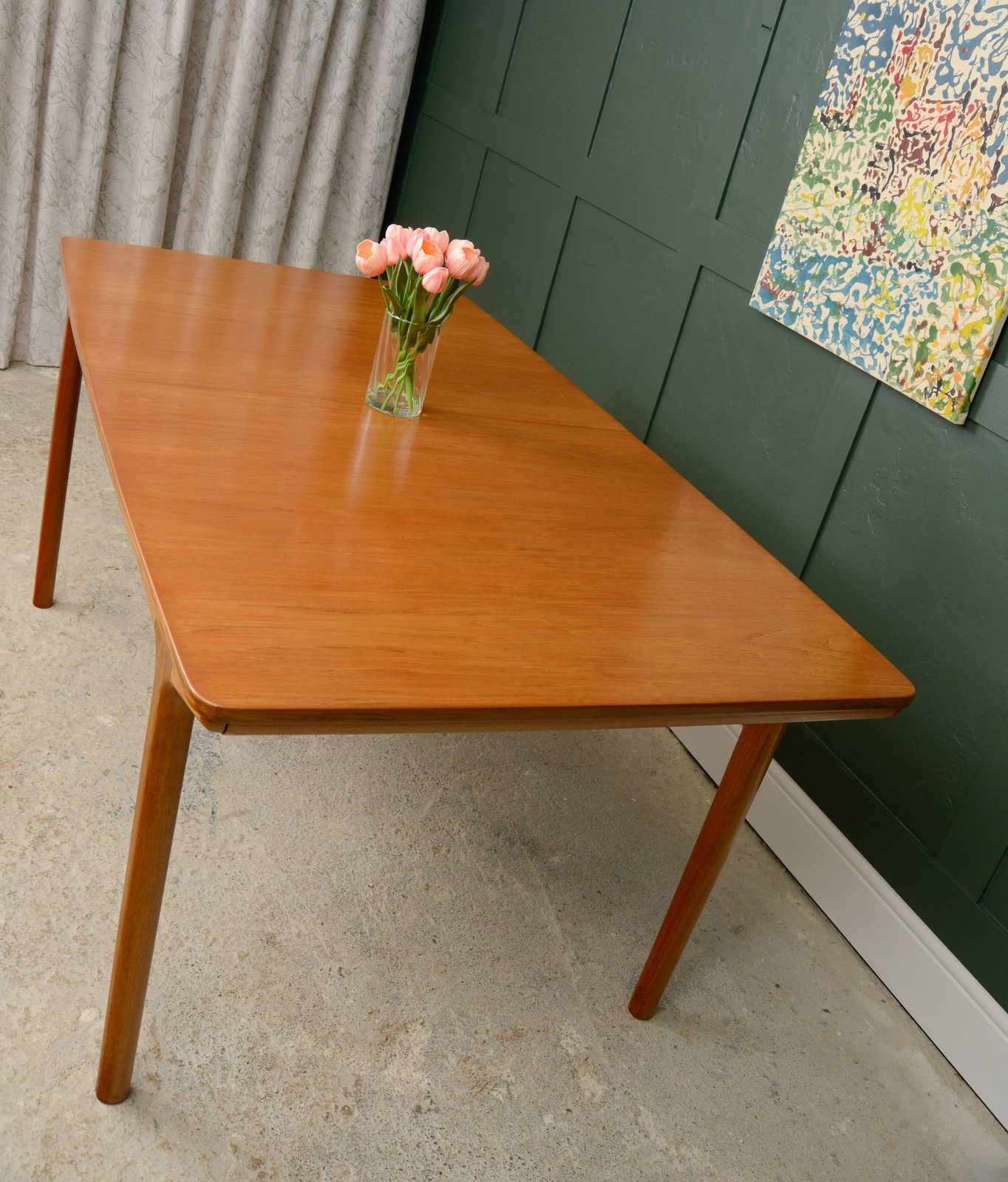 McIntosh T3 Extending Teak Dining Table   7.7 Foot photo vintage