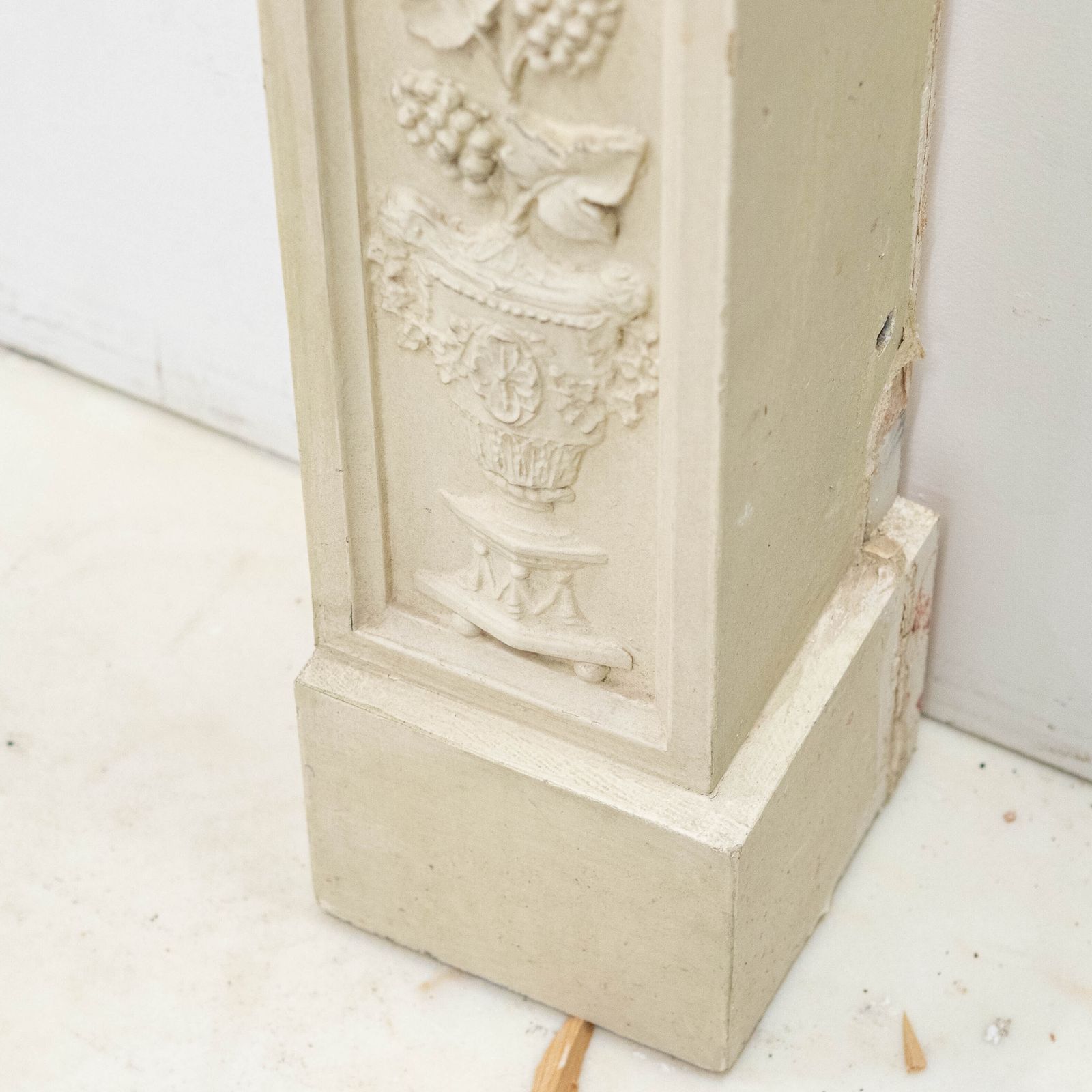 Ornate Wooden Regency Style Fireplace Surround photo vintage