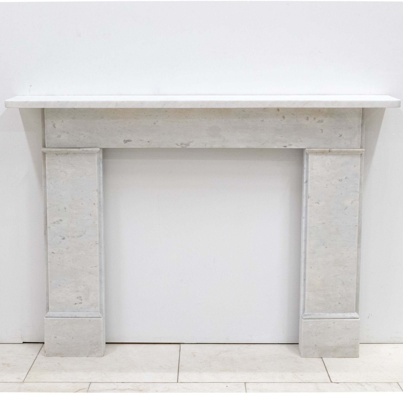 photo buy Antique Carrara Marble Late Georgian Fireplace Surround