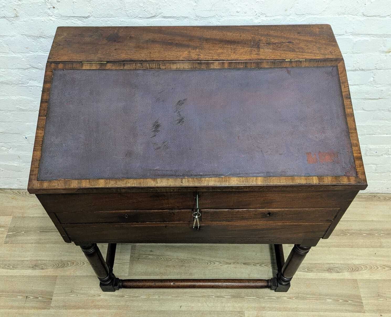 19th Century Mahogany Clerks Desk Or Artists Desk photo furniture