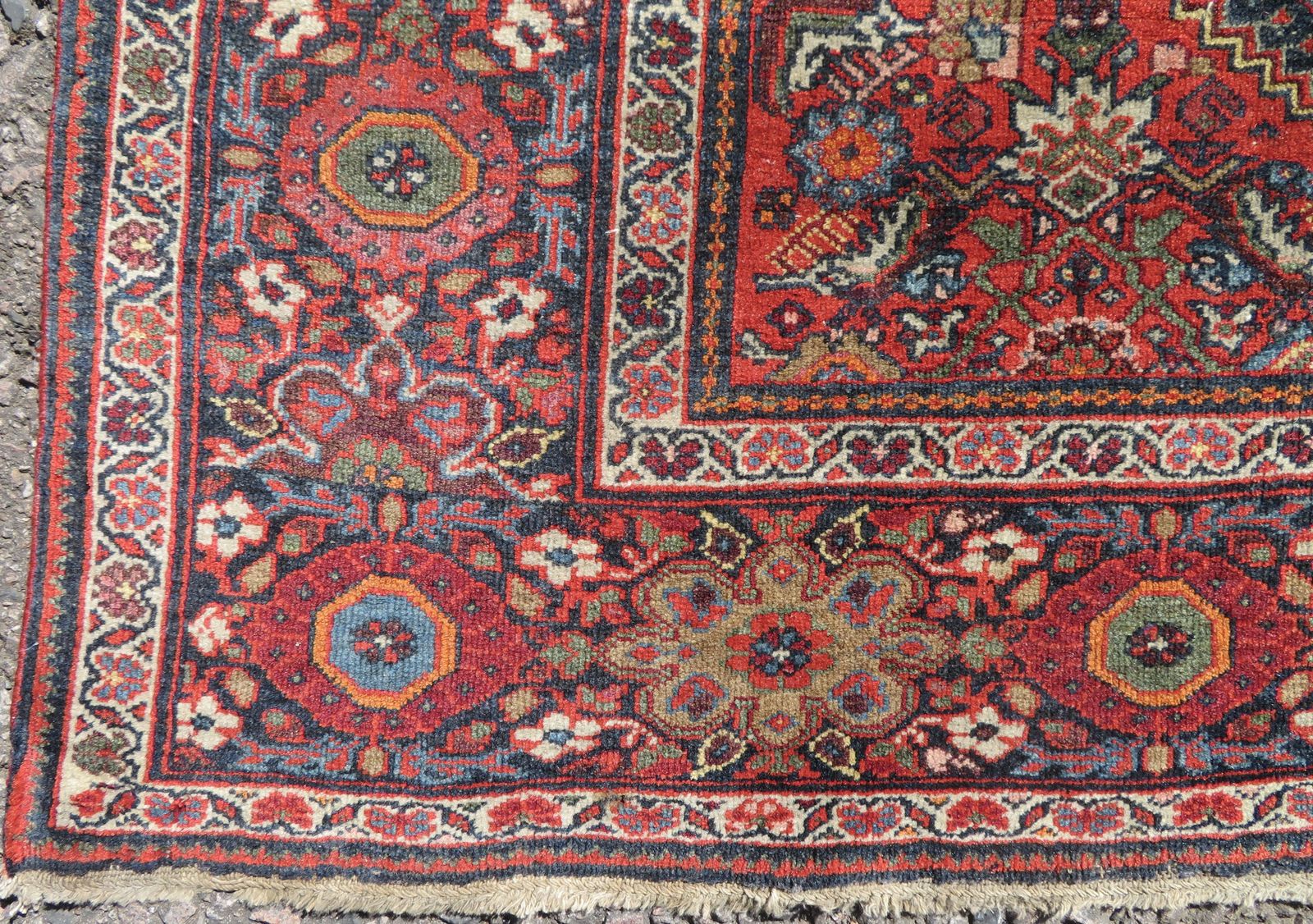 photo for sale Fine Antique Rug. 204cm X 130cm