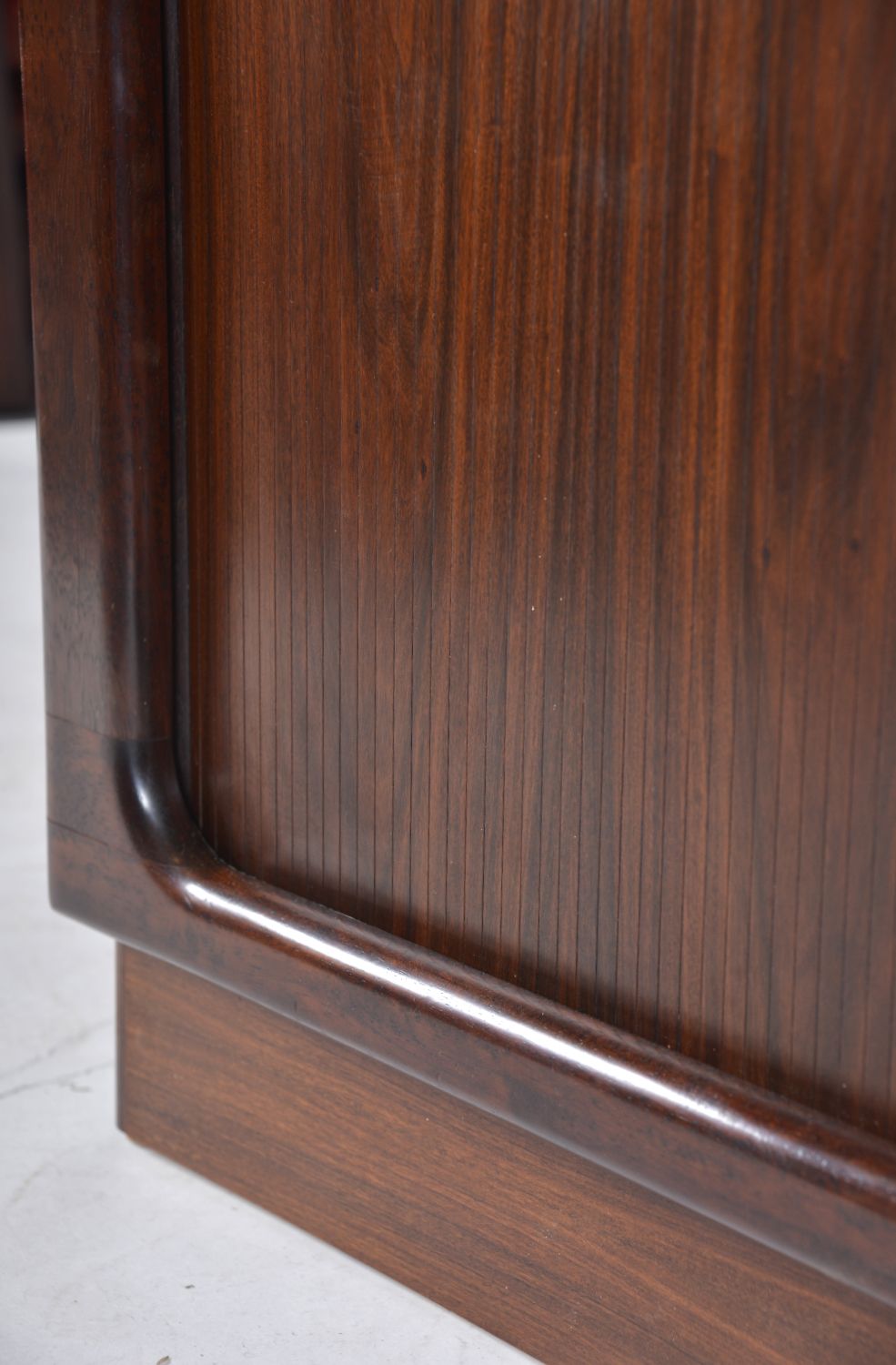 photo buy Midcentury Danish Drinks Cabinet Bar Tambour By Dyrlund 1970s