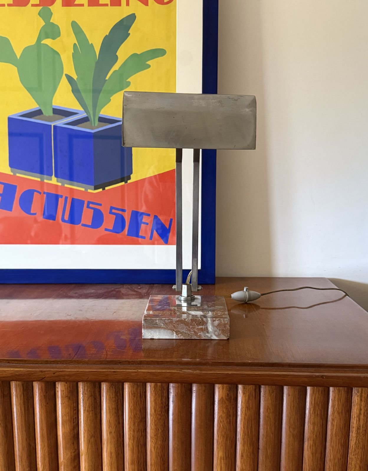 Art Déco Desk Lamp, Fare France, Circa 1930 photo furniture