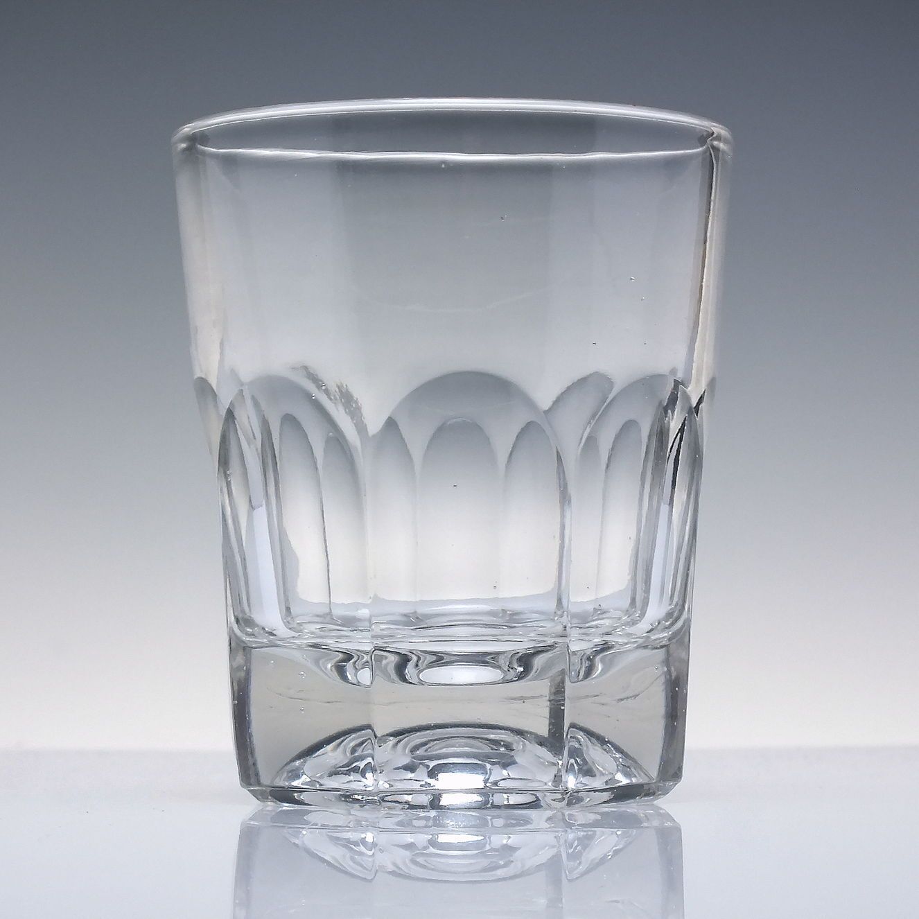 Antique 19th Century Cut Glass Whisky Tumbler C1850
