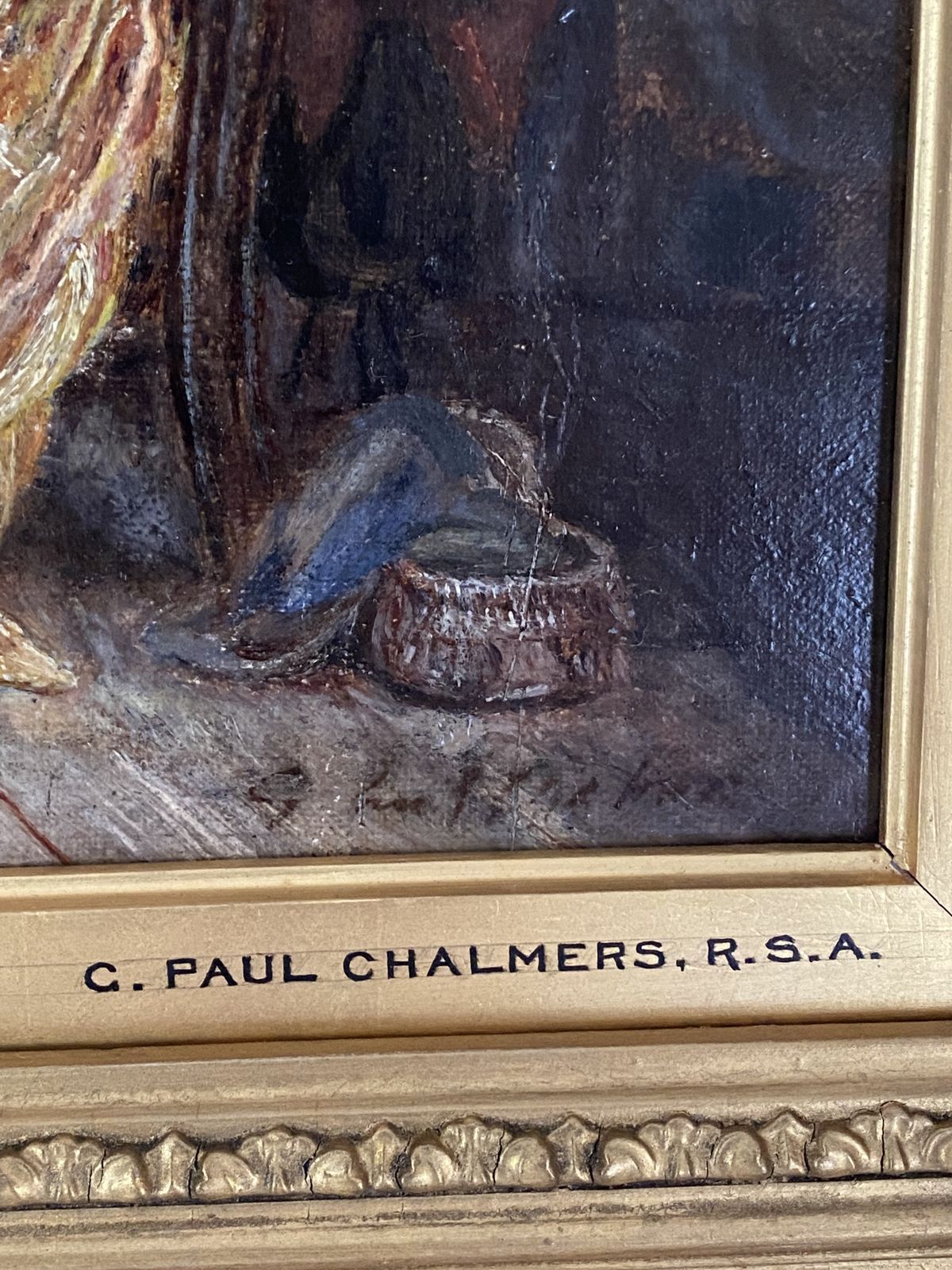 Art George Paul Chalmers Scottish Artist 1833/1878 photo