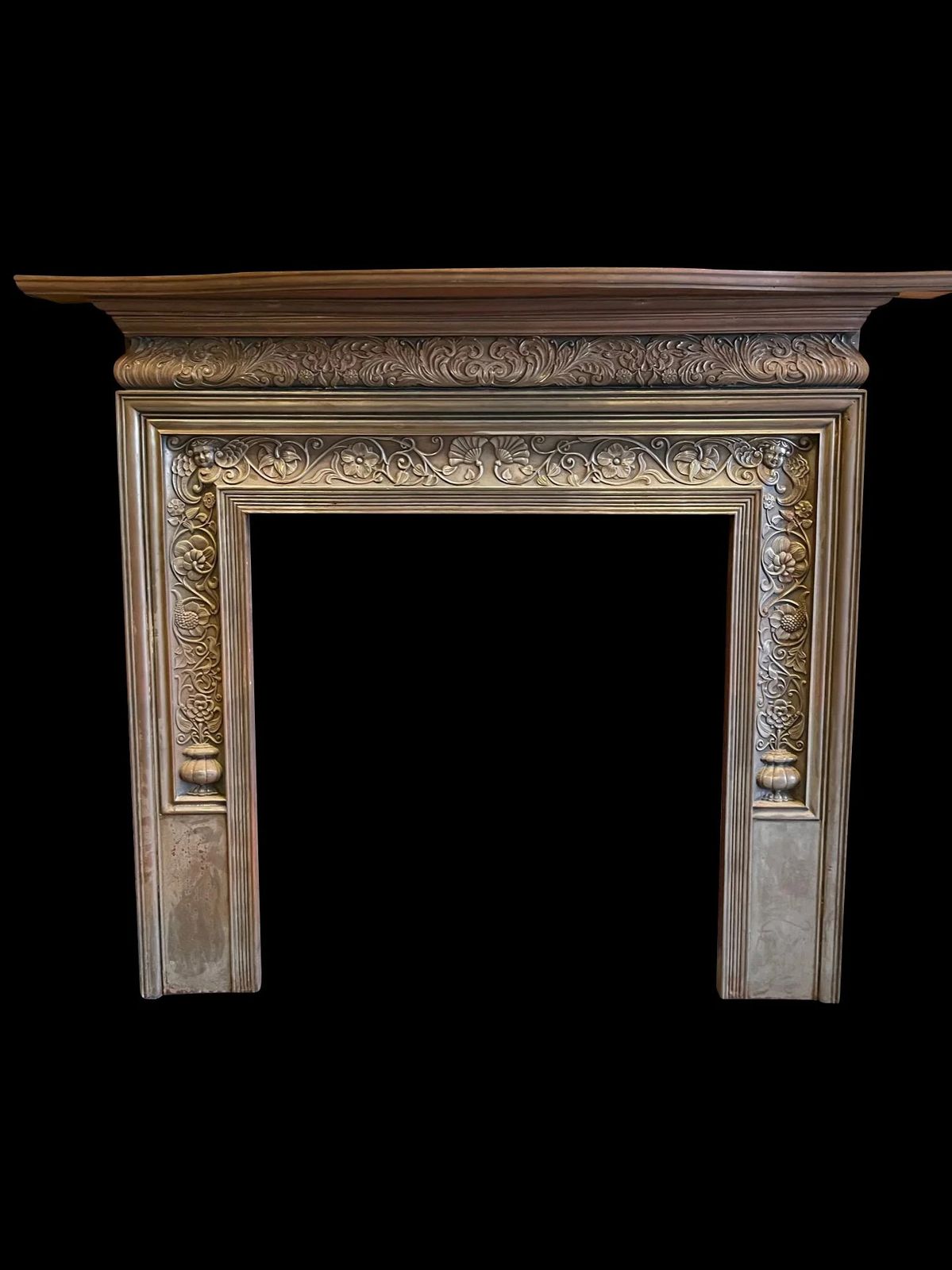 Beautiful Cast Iron Fire Surround By Coalbrookdale photo furniture