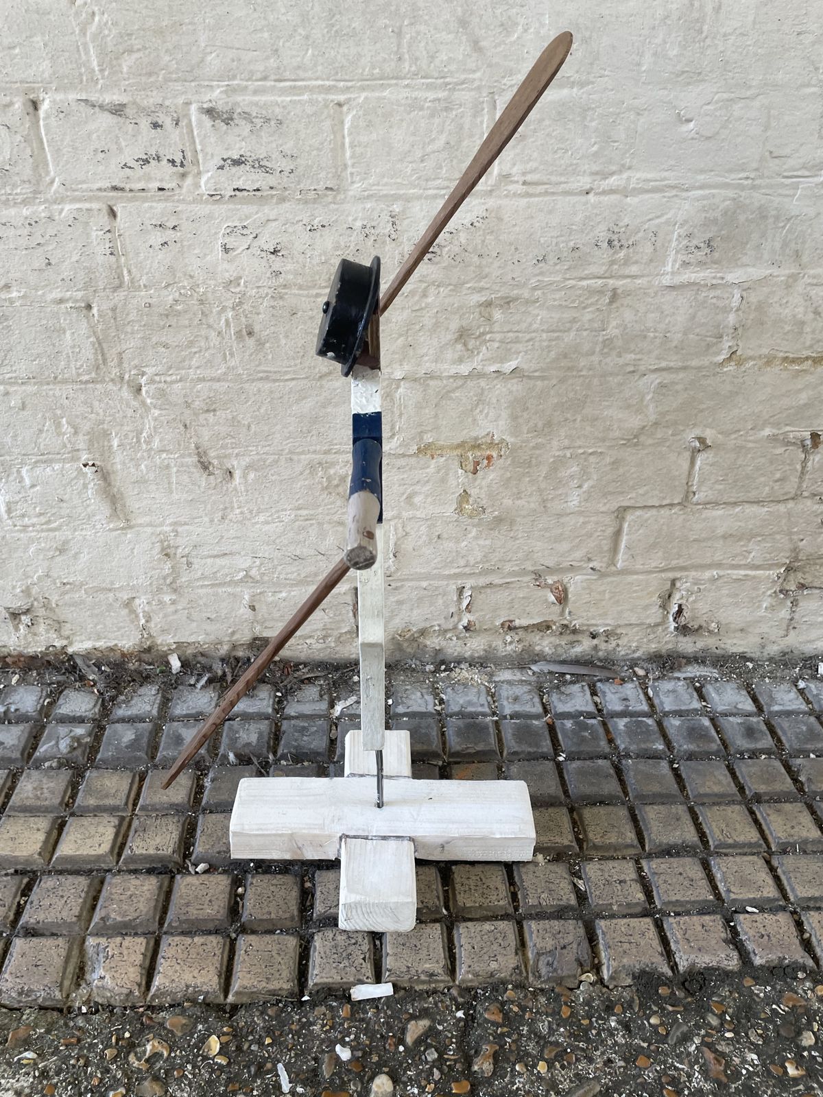 Folk Art Garden Whirligig Windmill  Sailor photo vinterior