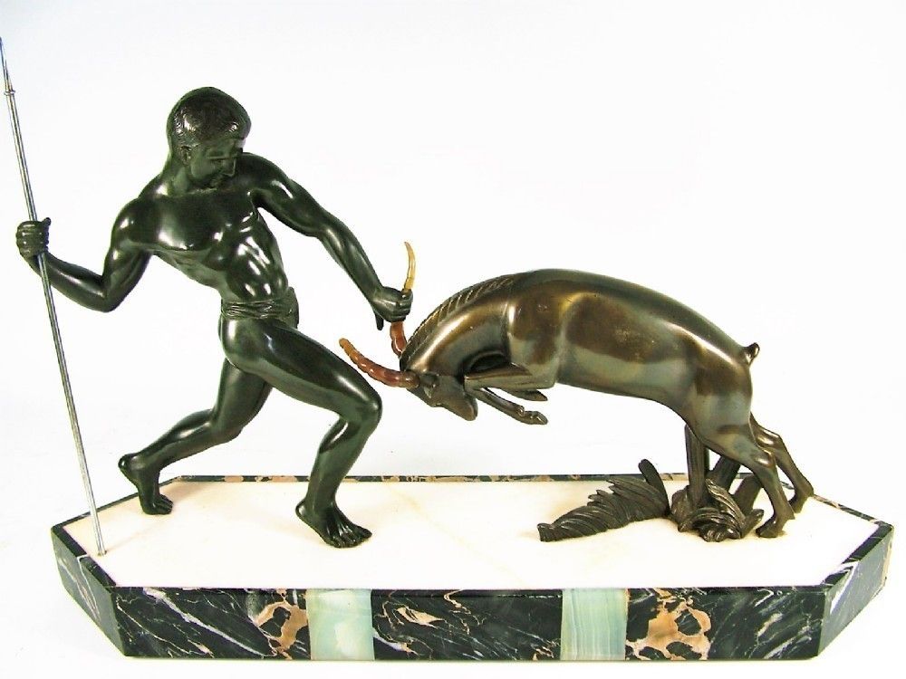 French Art Deco Hunter By Kowas C1925