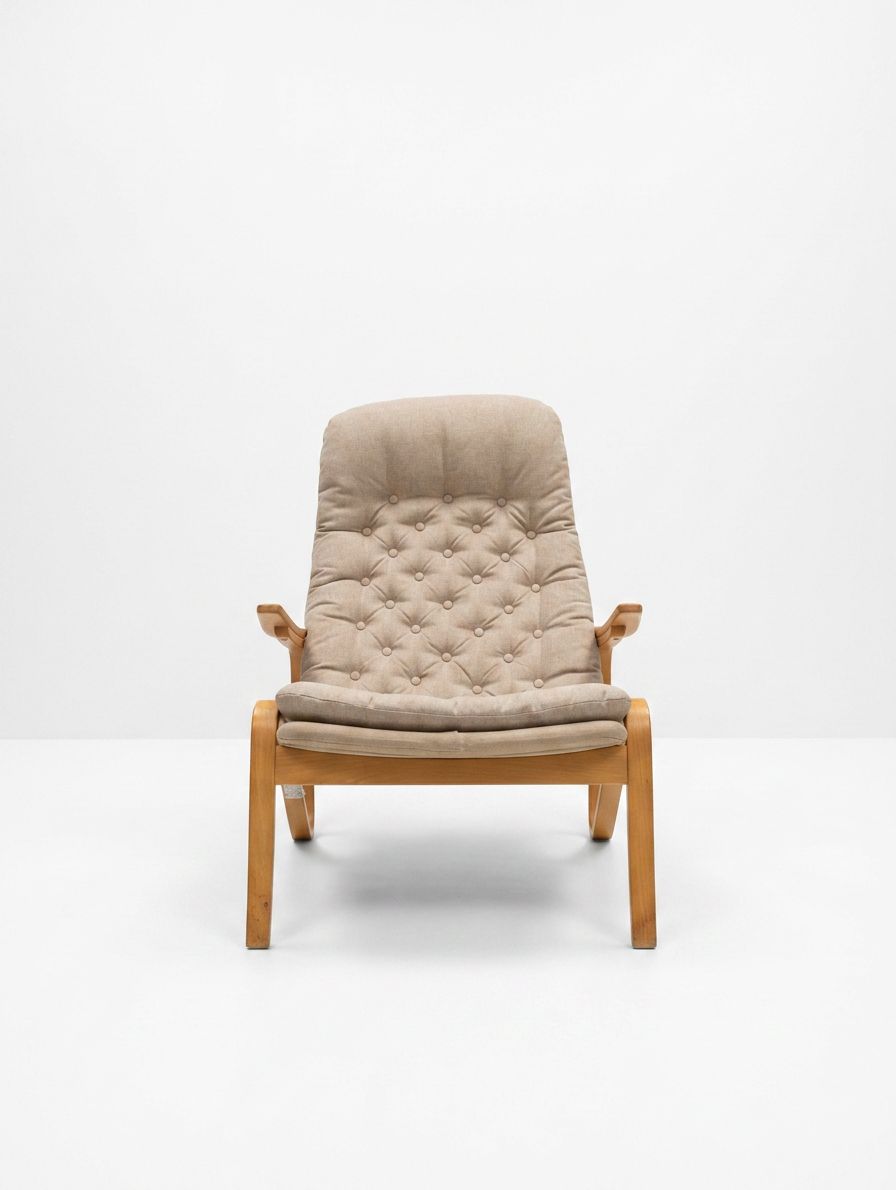 Vintage Swedish “Metro” Lounge Armchair By Sam Larsson For Dux, 1970s, New Upholstery, Mid‑Century Modern (Mcm) photo furniture
