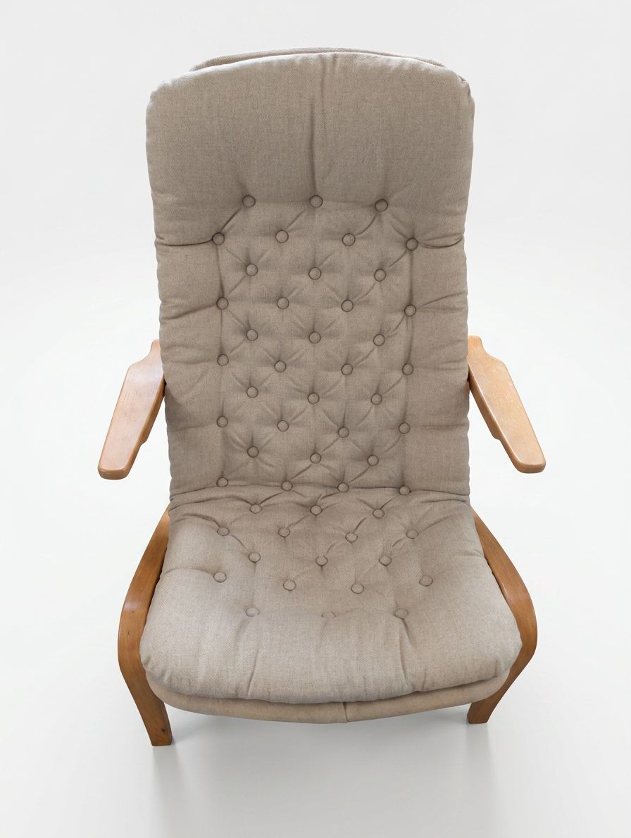 Vintage Swedish “Metro” Lounge Armchair By Sam Larsson For Dux, 1970s, New Upholstery, Mid‑Century Modern (Mcm) photo vinterior