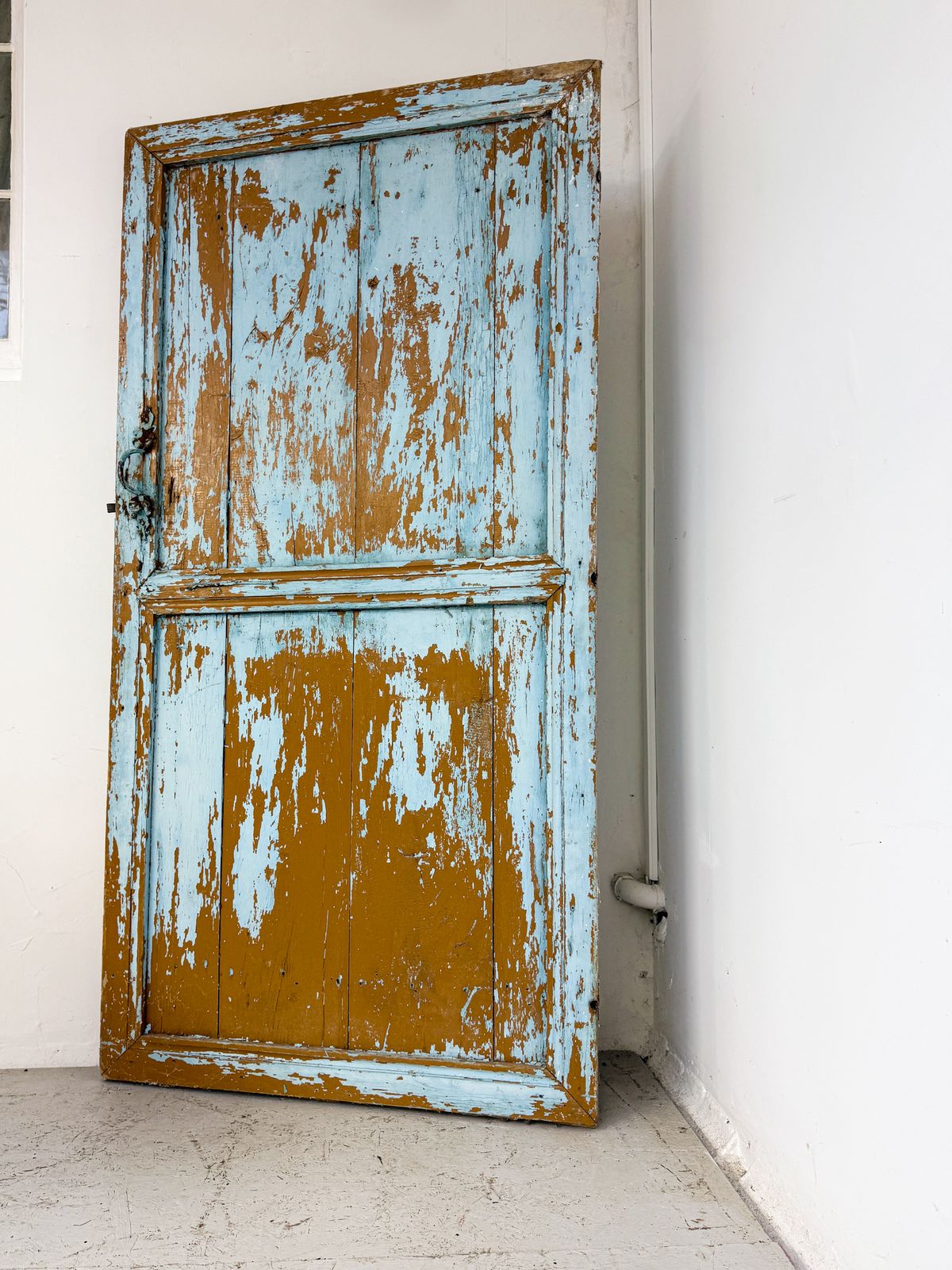 19th Century Antique Wooden Barn Door photo furniture