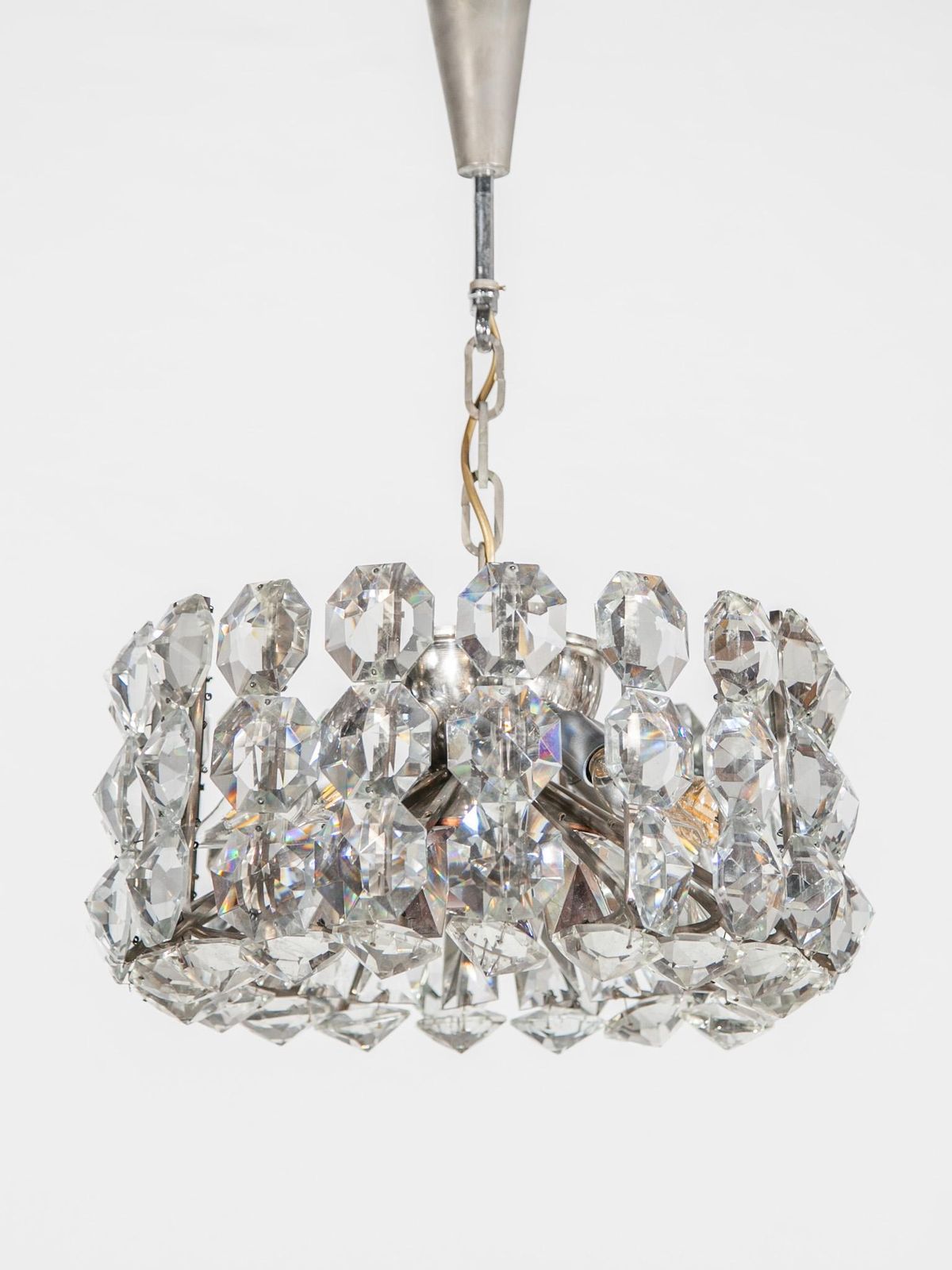 Midcentury Modern Chandelier By Bakalowits & Söhne, Austria, 1960 photo for sale