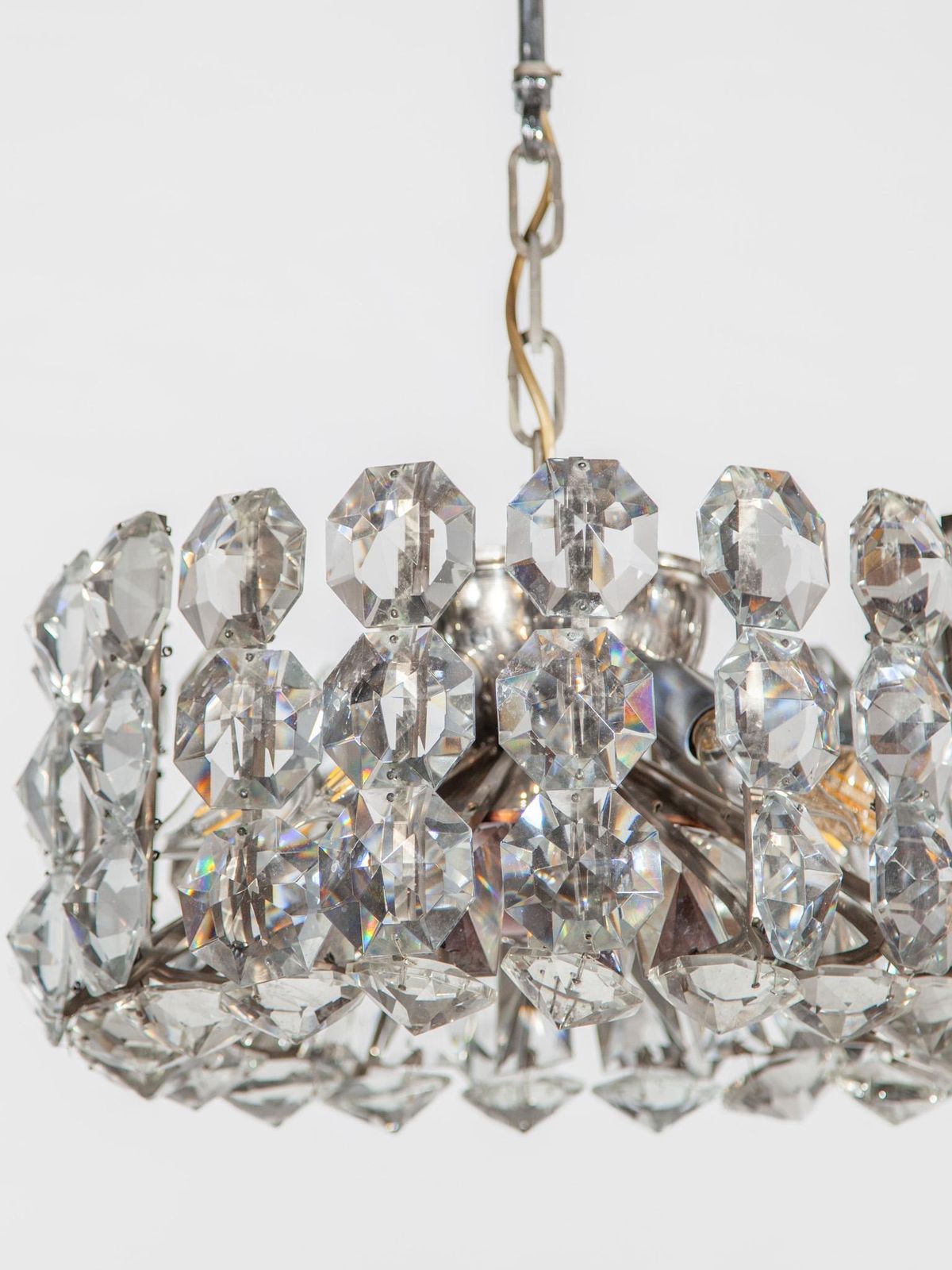 Midcentury Modern Chandelier By Bakalowits & Söhne, Austria, 1960 photo Lighting