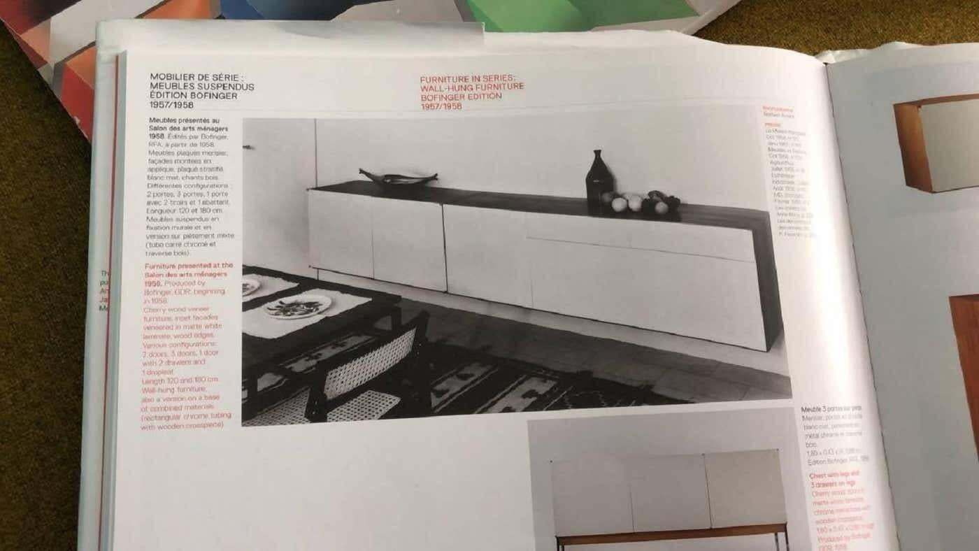 photo buy Wall Mounted Sideboards By Antoine Philippon & Jacqueline Lecoq, 1958