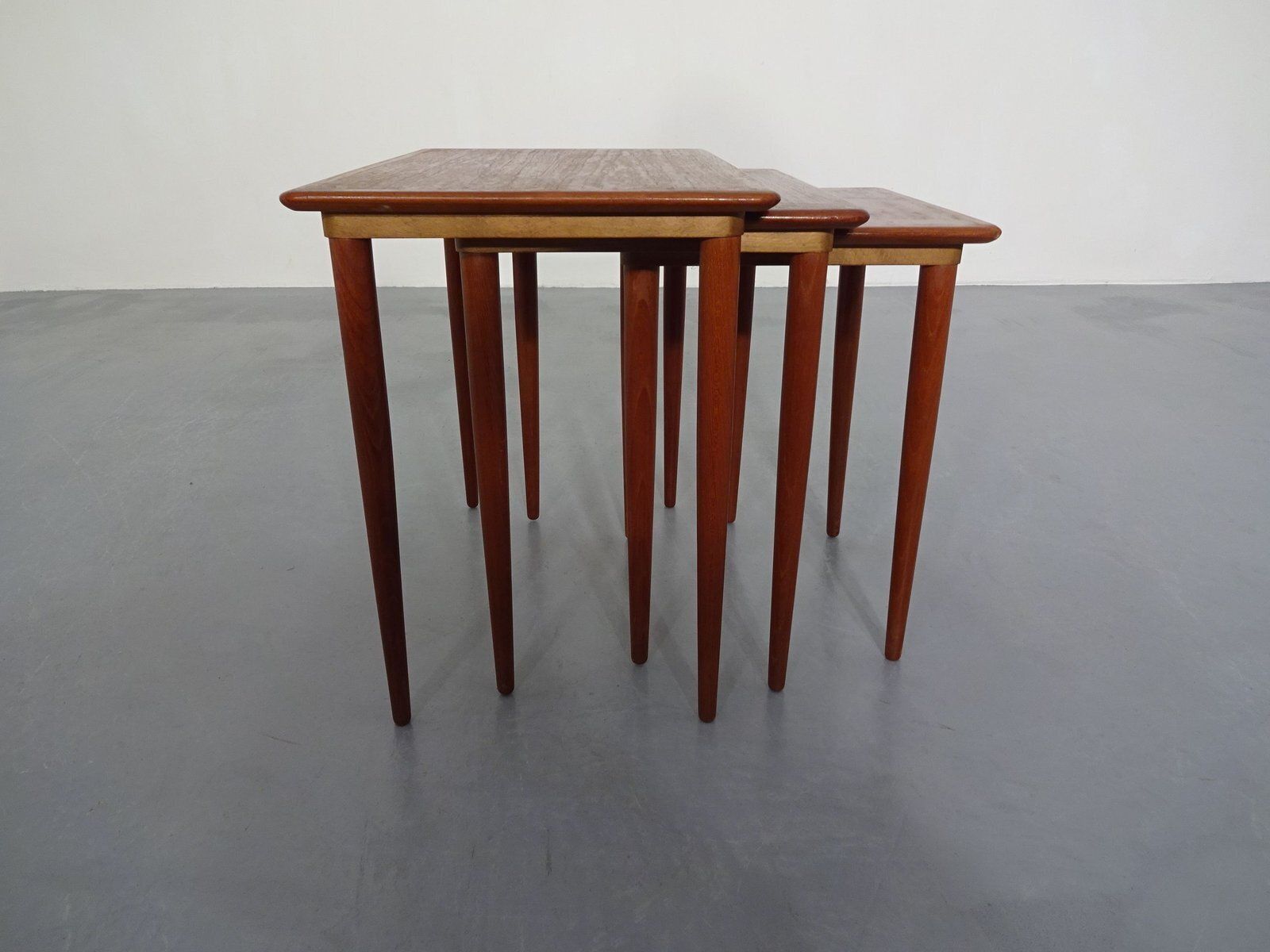 Danish Teak Nesting Tables, 1960s, Set Of 3 photo Furniture