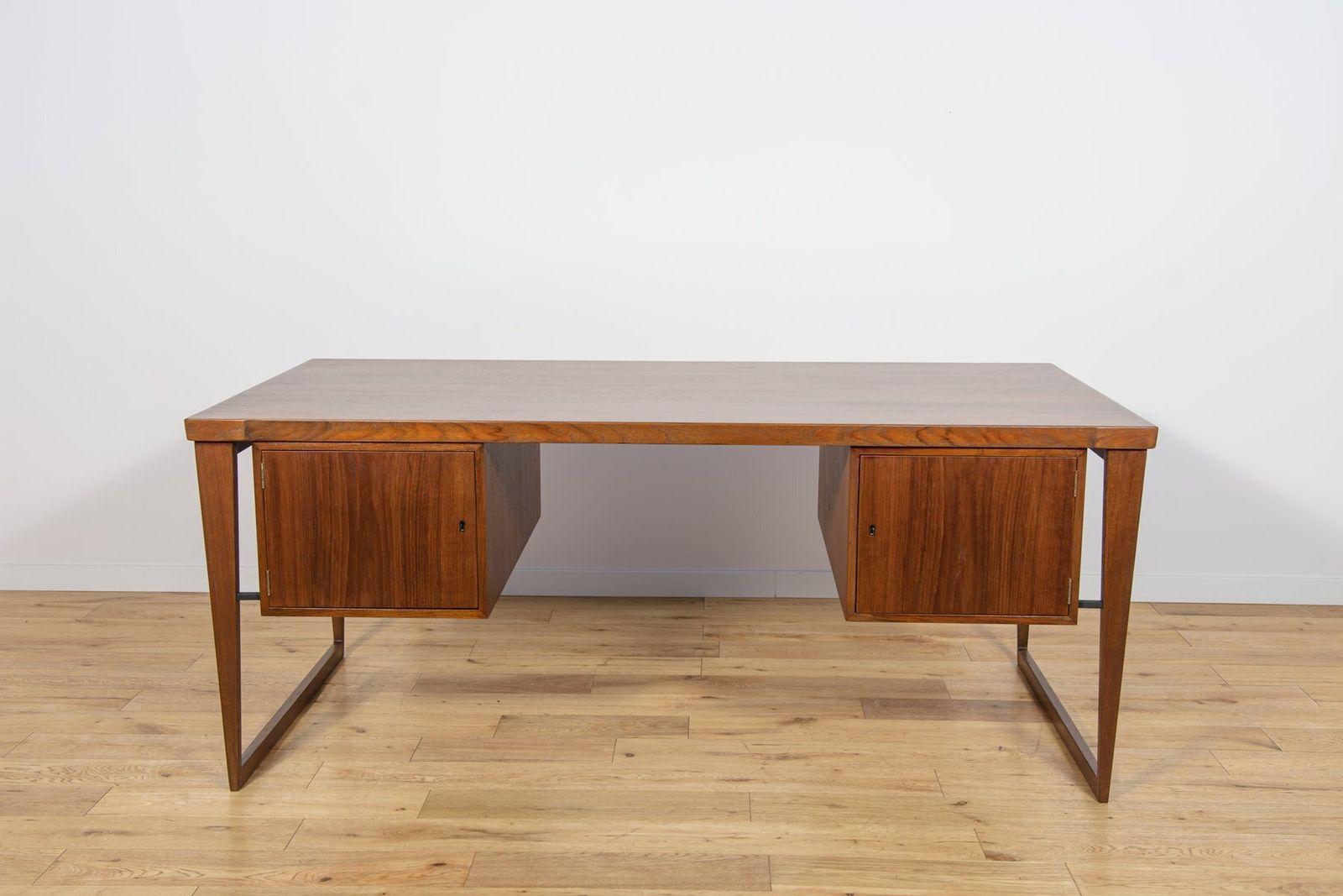 Model 70 Desk In Teak By Kai Kristiansen For Feldballes Møbelfabrik, Denmark, 1960s photo 7620.0