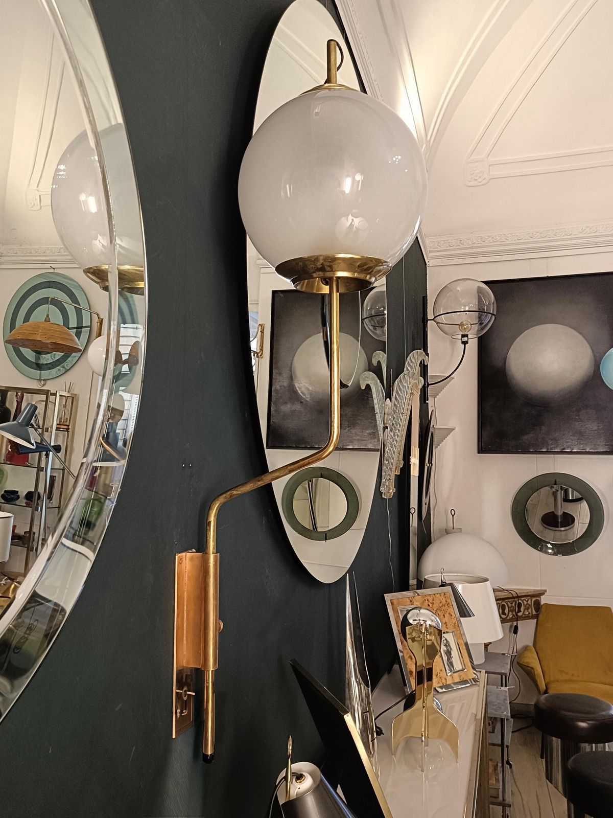 Luigi Caccia Dominioni For Azucena Wall Lamp "Lp11," Italy 1950s photo furniture