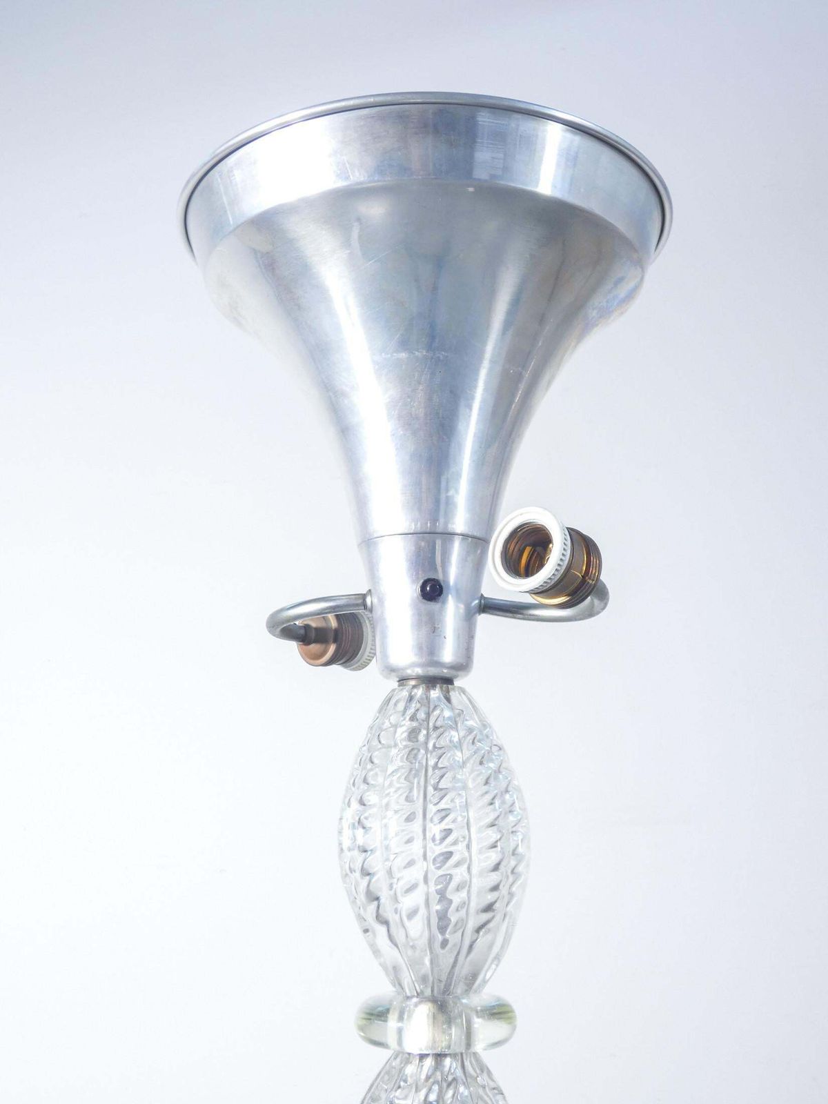 Barovier & Toso Three Lumen Blown Glass Floor Lamp. Murano, 40s photo buy