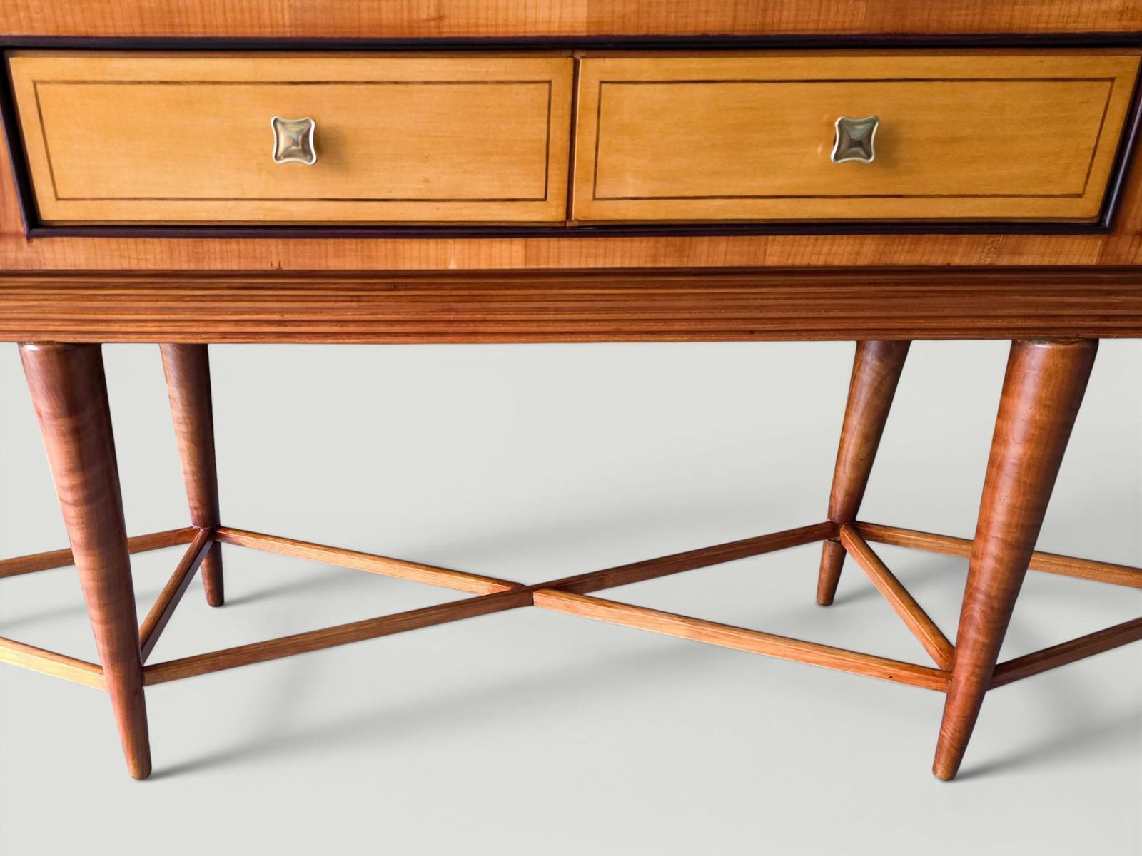 photo for sale Italian Mid Century Sideboard Or Bar Cabinet , 1950s
