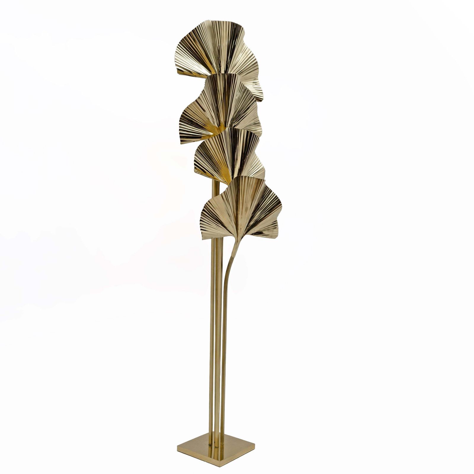 photo furniture Italian Brass Floor Lamp "Ginkgo"   Barbi Style Lighting