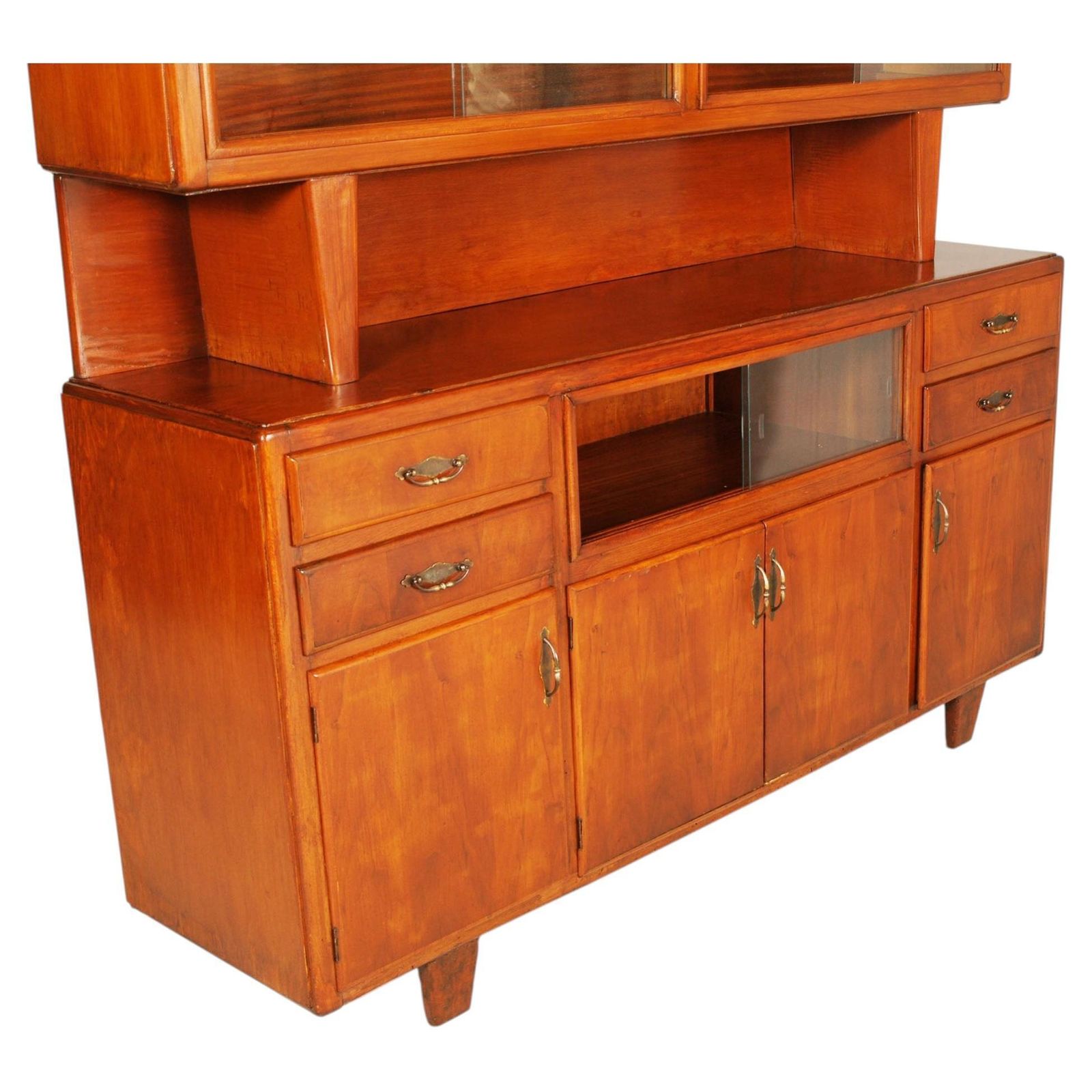 Italian Rationalist Sideboard With Display Cabinet, By Meroni & Fossati, Lissone photo buy