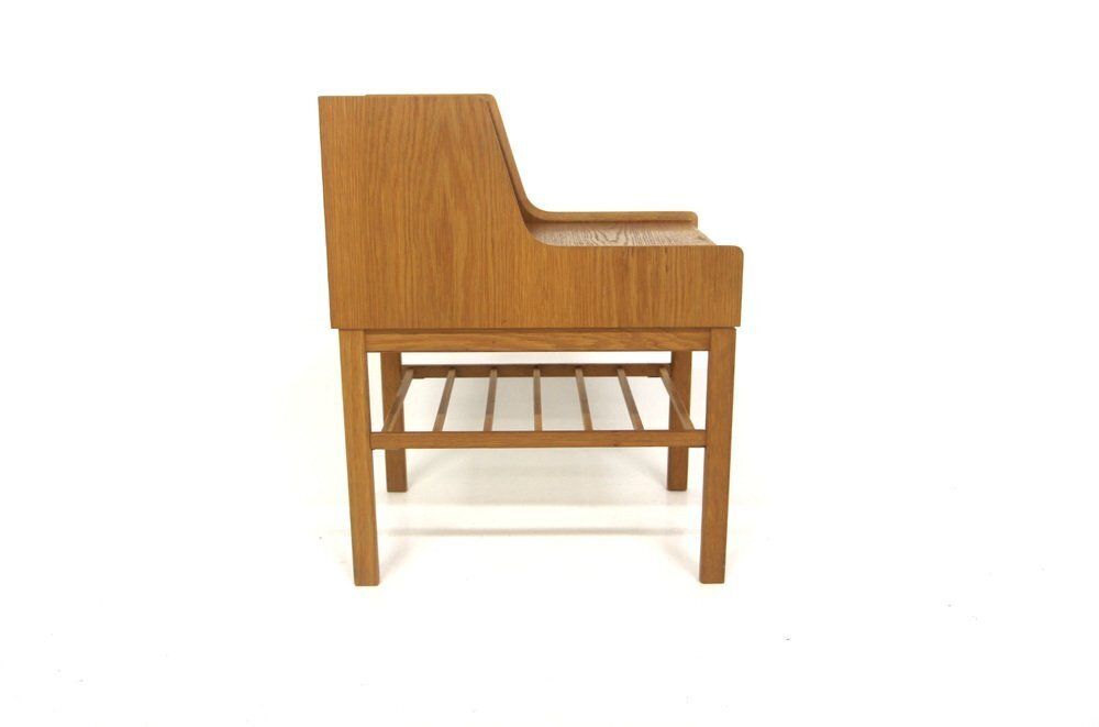 Table de chevet scandinave en chêne de Gustavssons Möbelfabrik, Suède, 1960 photo for sale