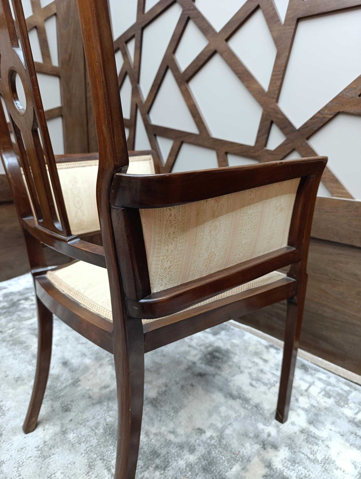 Edwardian Mahogany Salon Suite | Mother Of Pearl Inlay | Early 20th Century photo vintage
