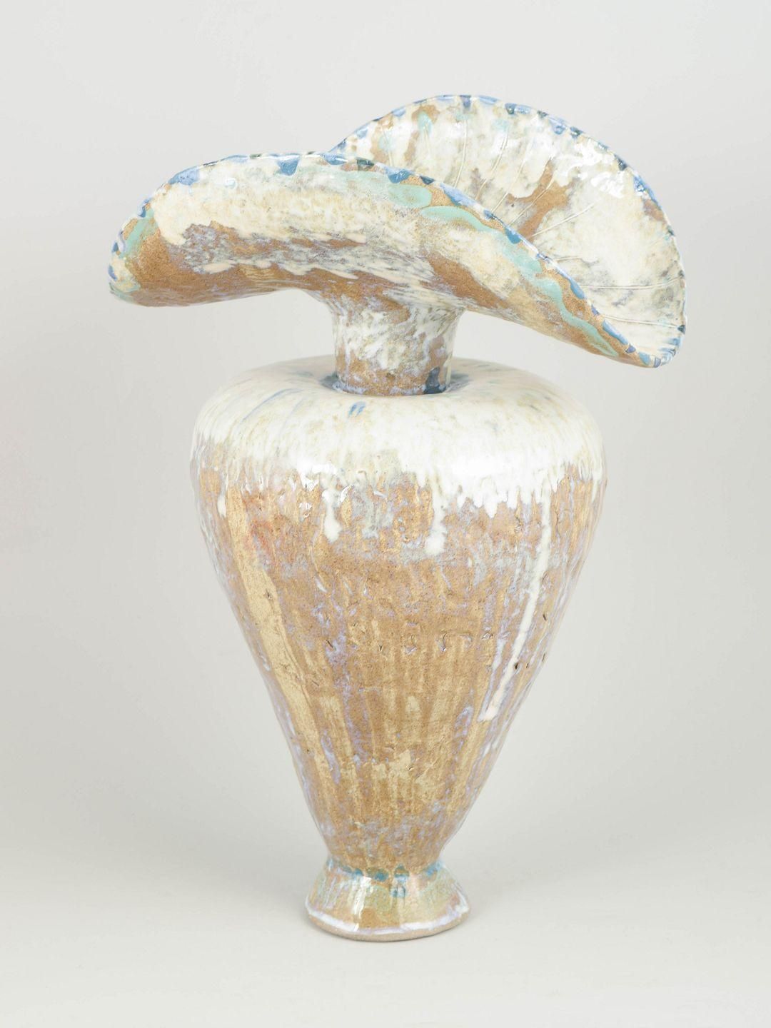 Christina Muff, Contemporary Danish Ceramic Artist. Very Large Ceramic Vessel. photo for sale