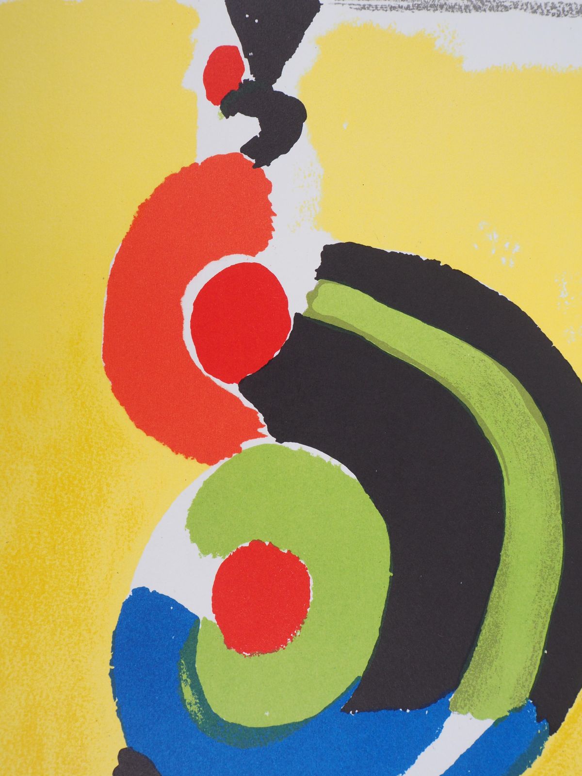 Sonia Delaunayflamenco : Spanish Dancer   Original Lithograph (Mourlot 1972)1972 photo furniture