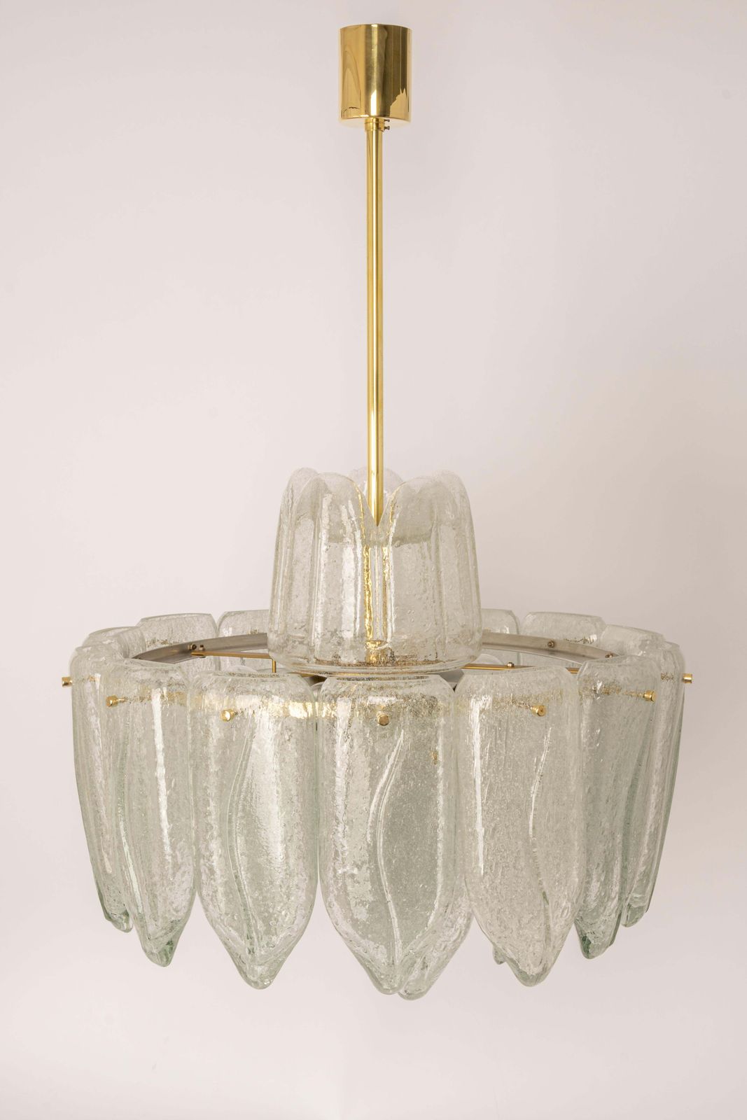 Stunning Murano Glass Chandelier By Doria, Germany, 1960s photo for sale