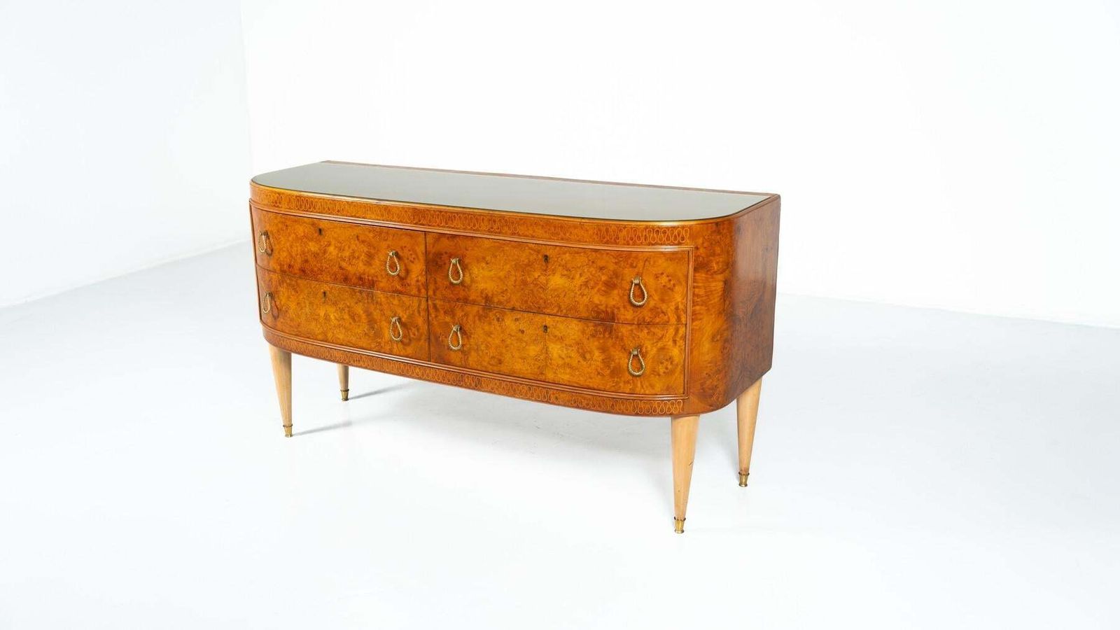 Mid Century Chest Of Drawers Attributed To Paolo Buffa, Italy, 1950s photo for sale