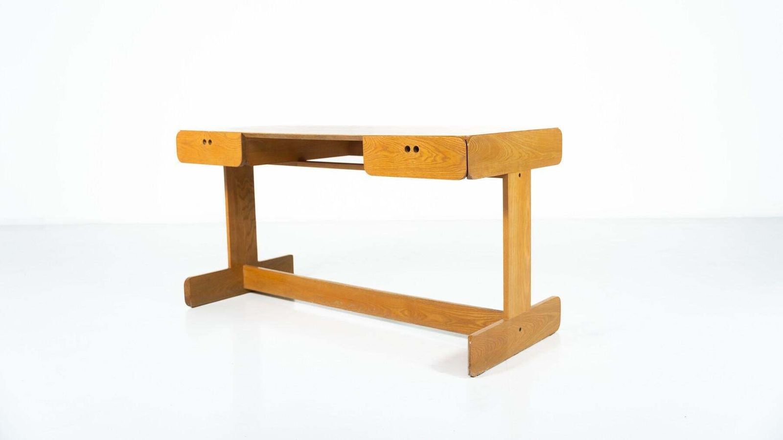 Mid Century Modern Desk And Chair By Derk Jan De Vries, Domus, 1960s photo vinterior