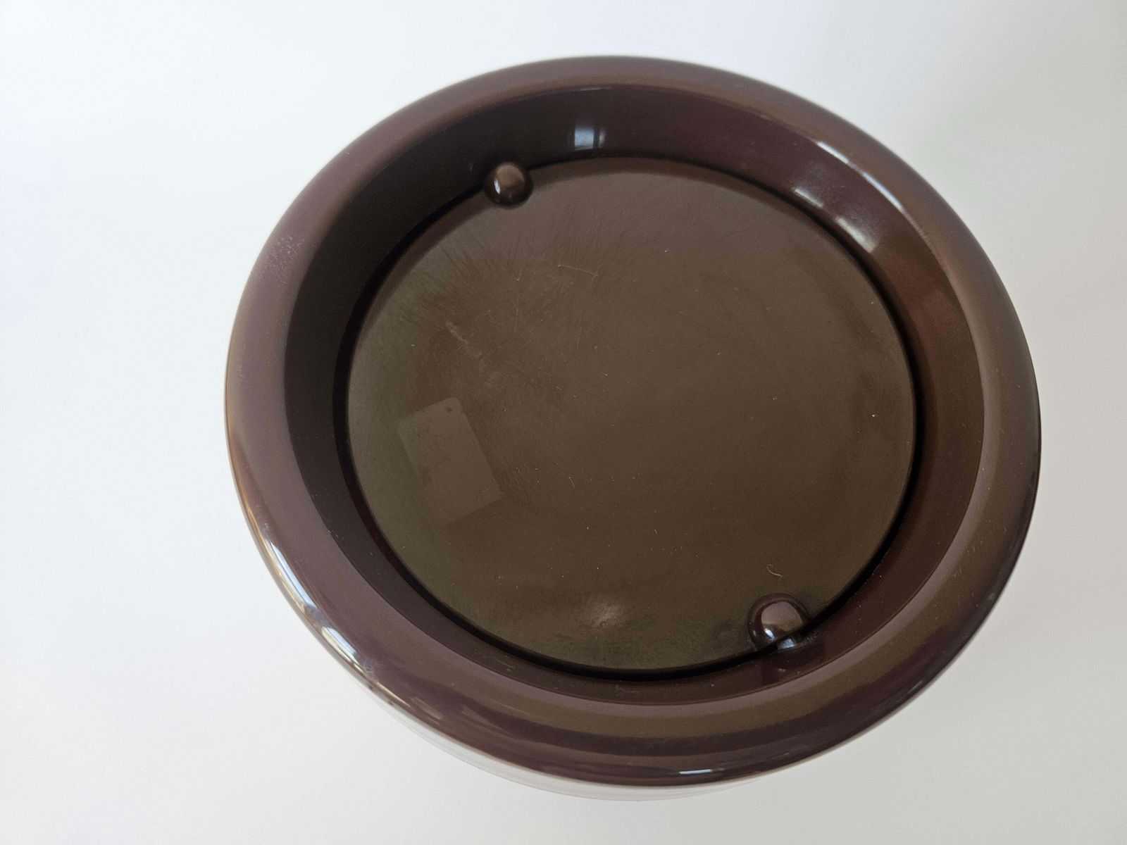 Rare Midcentury Desk Or Table Wastebasket Emsa, Germany, 1970s photo vinterior
