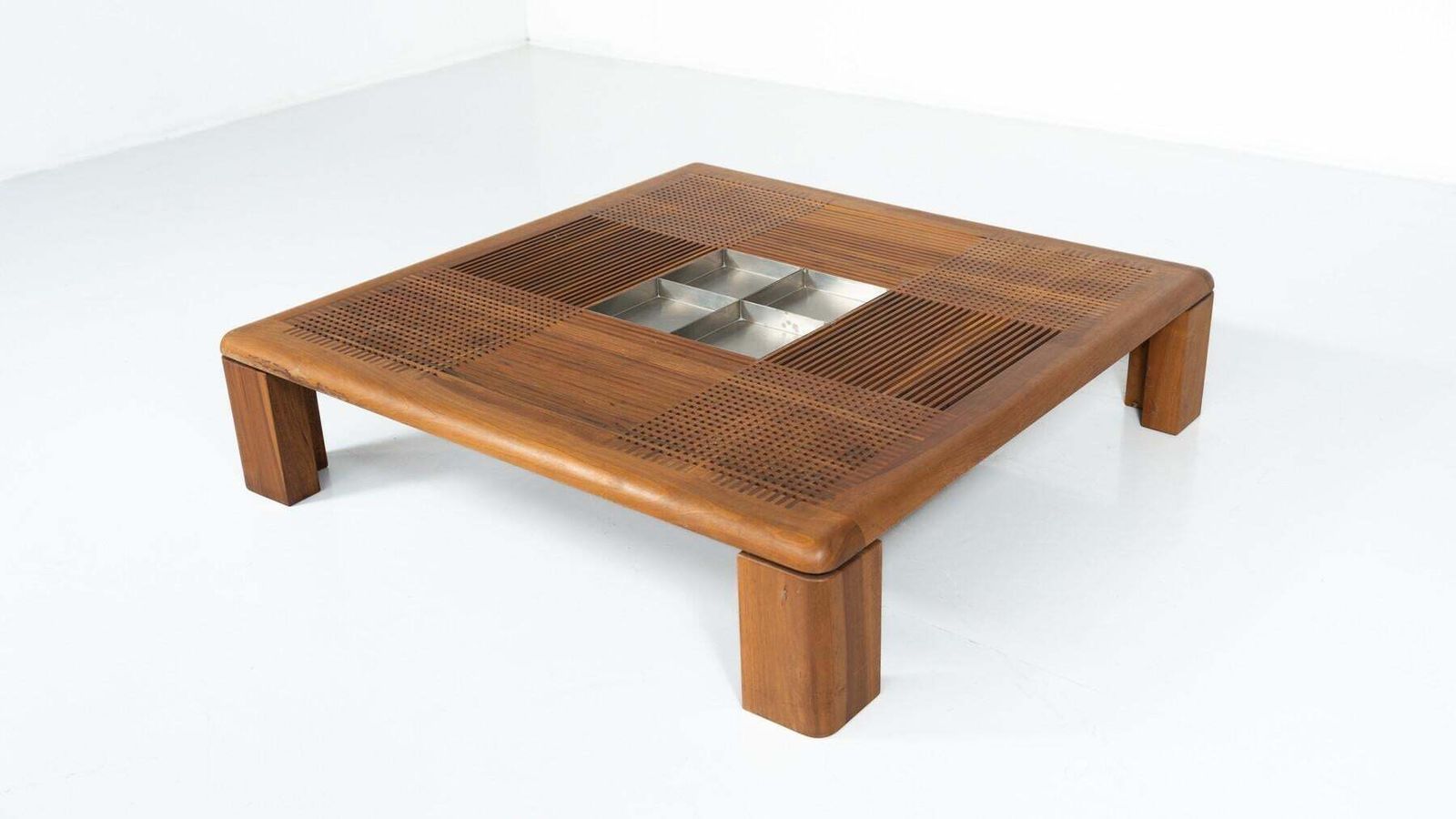 Mid Century Modern Large Italian Coffee Table By Silvio Coppola, 1970s photo furniture