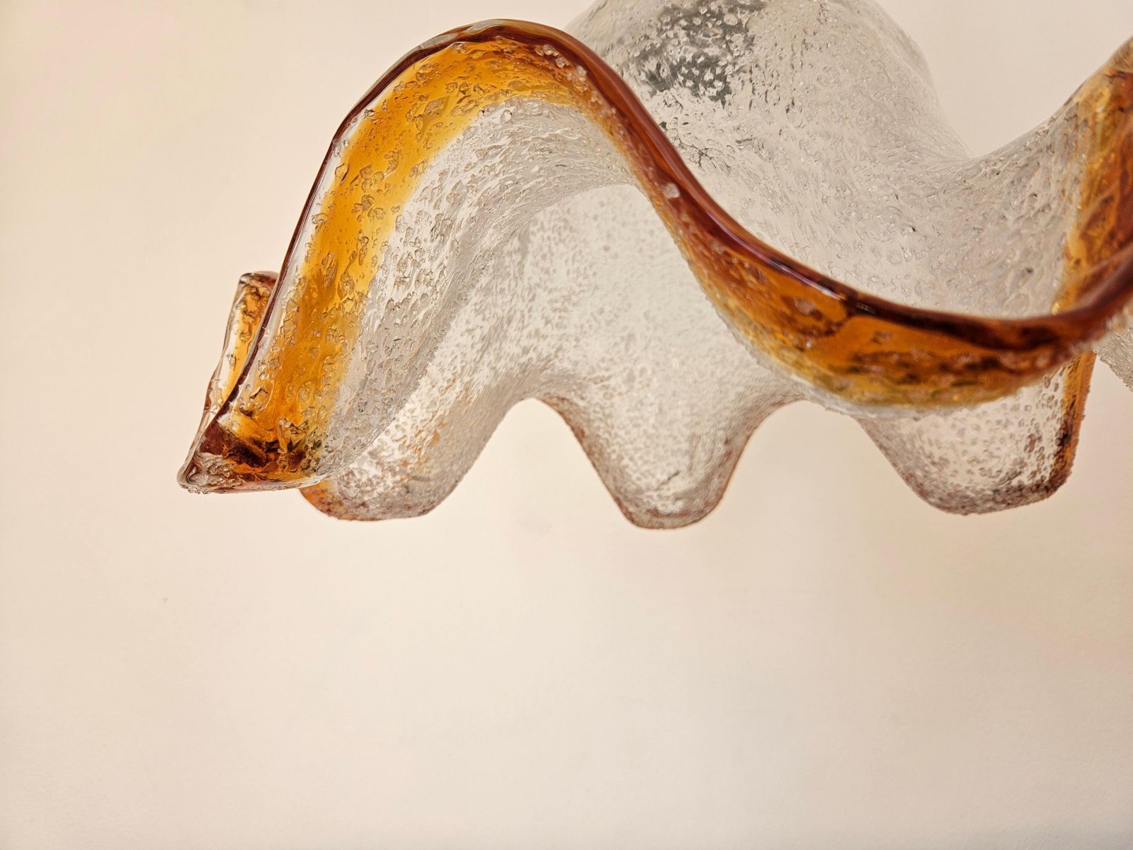 Midcentury Rare Chandelier Mazzega, Murano Glass, Italy, 1970s photo vinterior