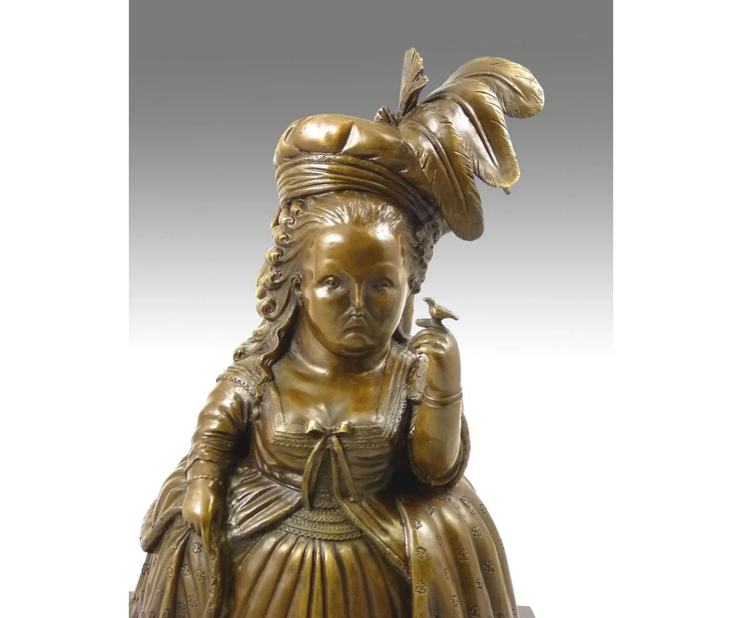 Marie Antoinette Sculpture In Bronze, Contemporary Style, 20th Century photo buy
