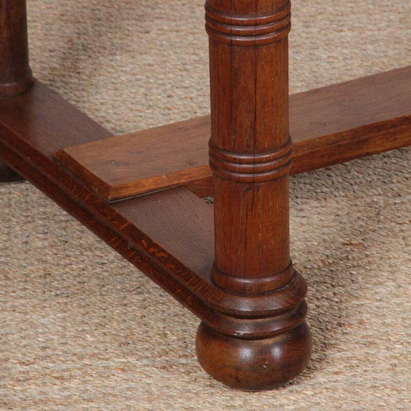 Oak And Brass Desk In The Style Of Charles Dudouyt, 1940 photo buy