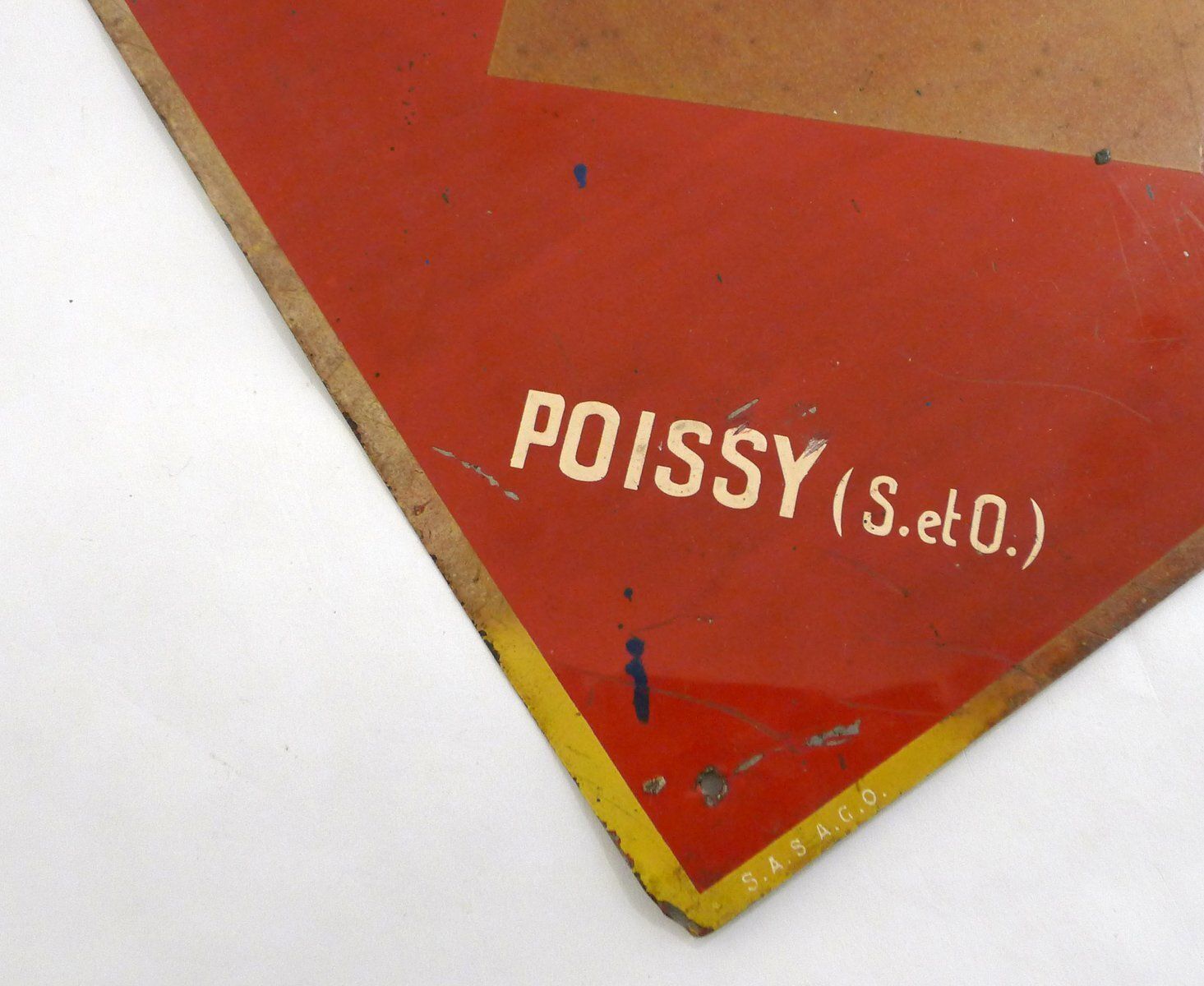 Dalami Mid Century Tin Advertising Sign, France, 1950s photo for sale