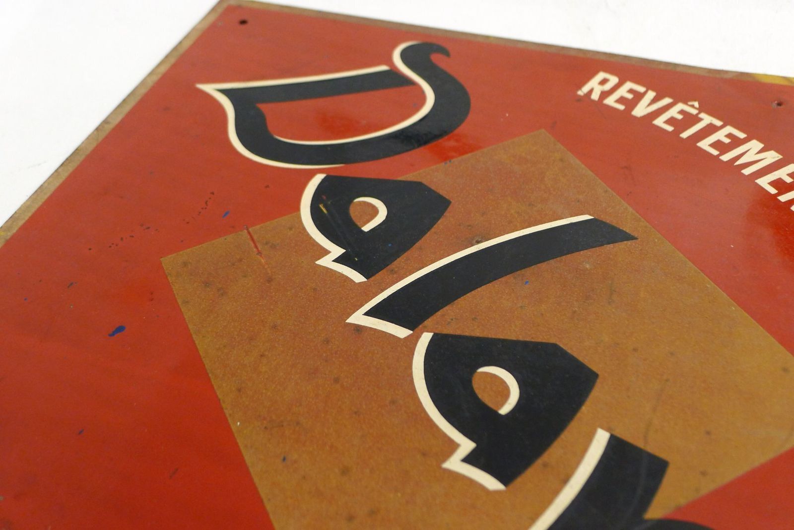photo for sale Dalami Mid Century Tin Advertising Sign, France, 1950s
