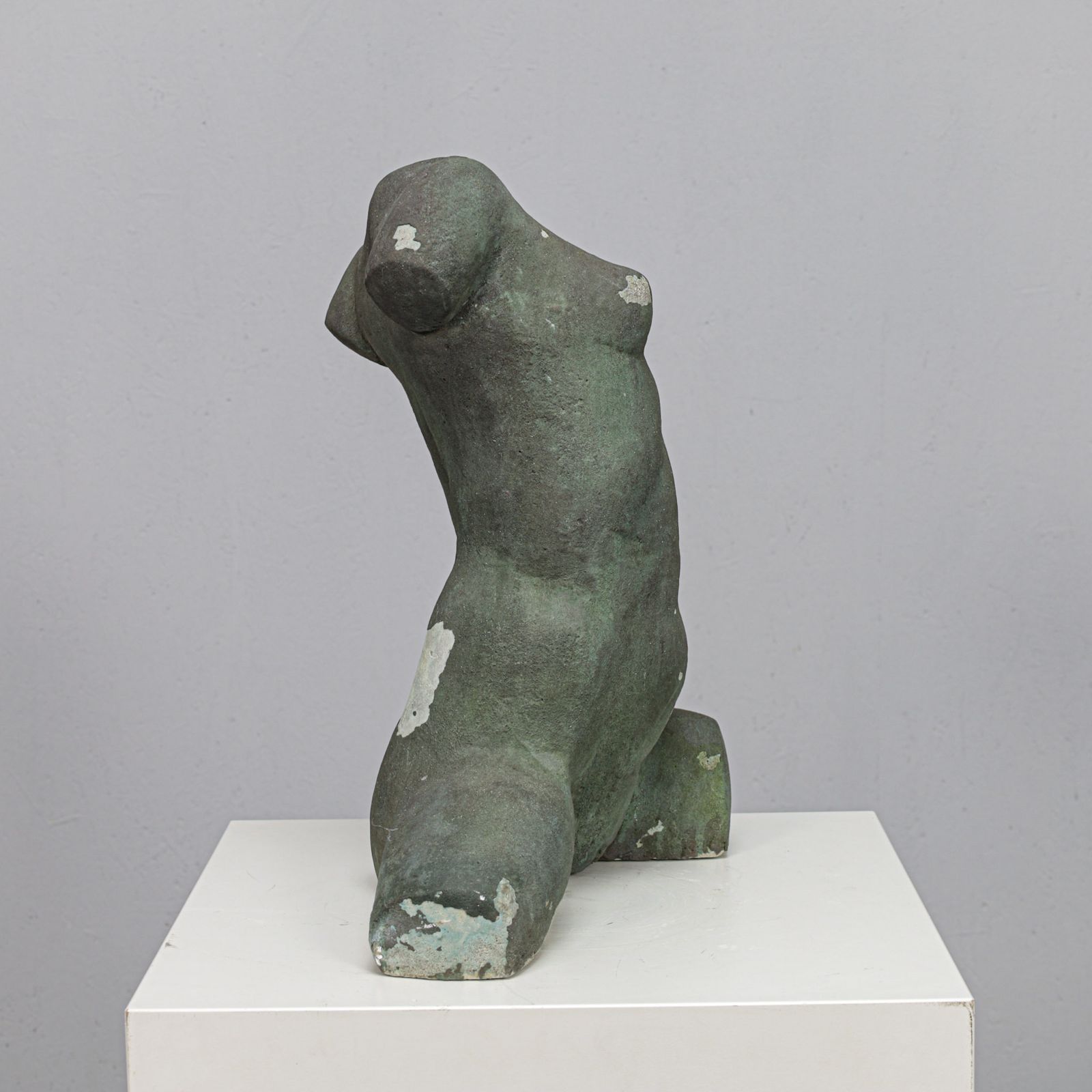 Concrete Female Torso Sculpture By Francine Govers, Netherlands, 1990s photo 1800.0