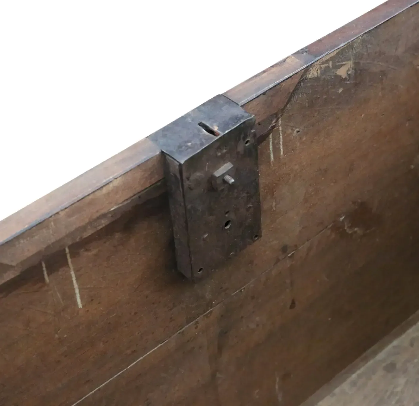 photo for sale Antique Large 18th Century European Oak Coffer / Mule Chest – Fine Quality