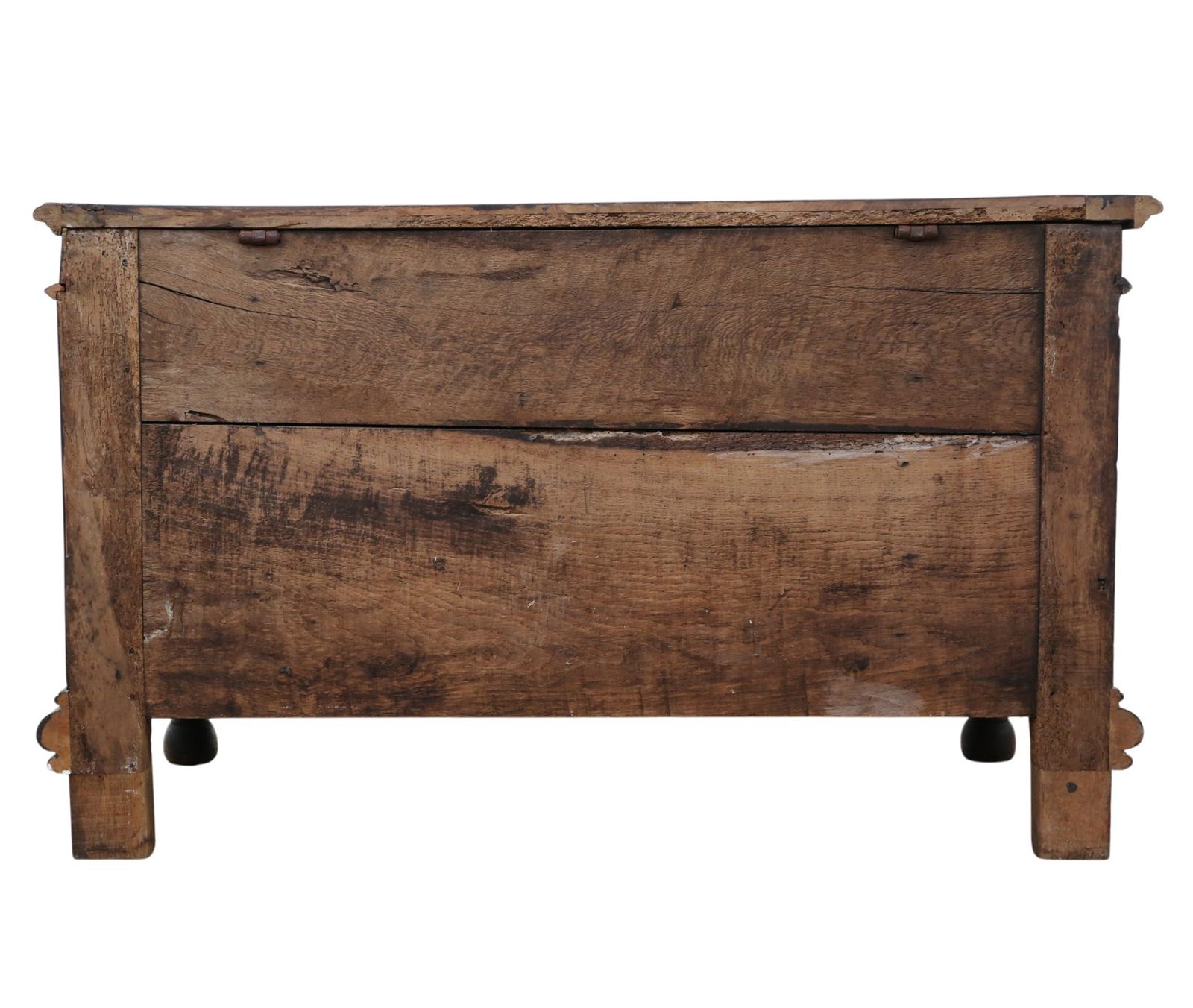 Furniture Antique Large 18th Century European Oak Coffer / Mule Chest – Fine Quality photo
