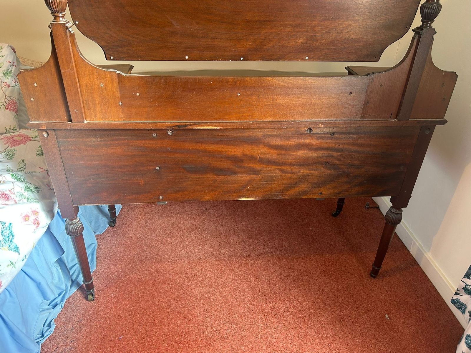 700.0 Edwardian Mahogany Dressing Table photo