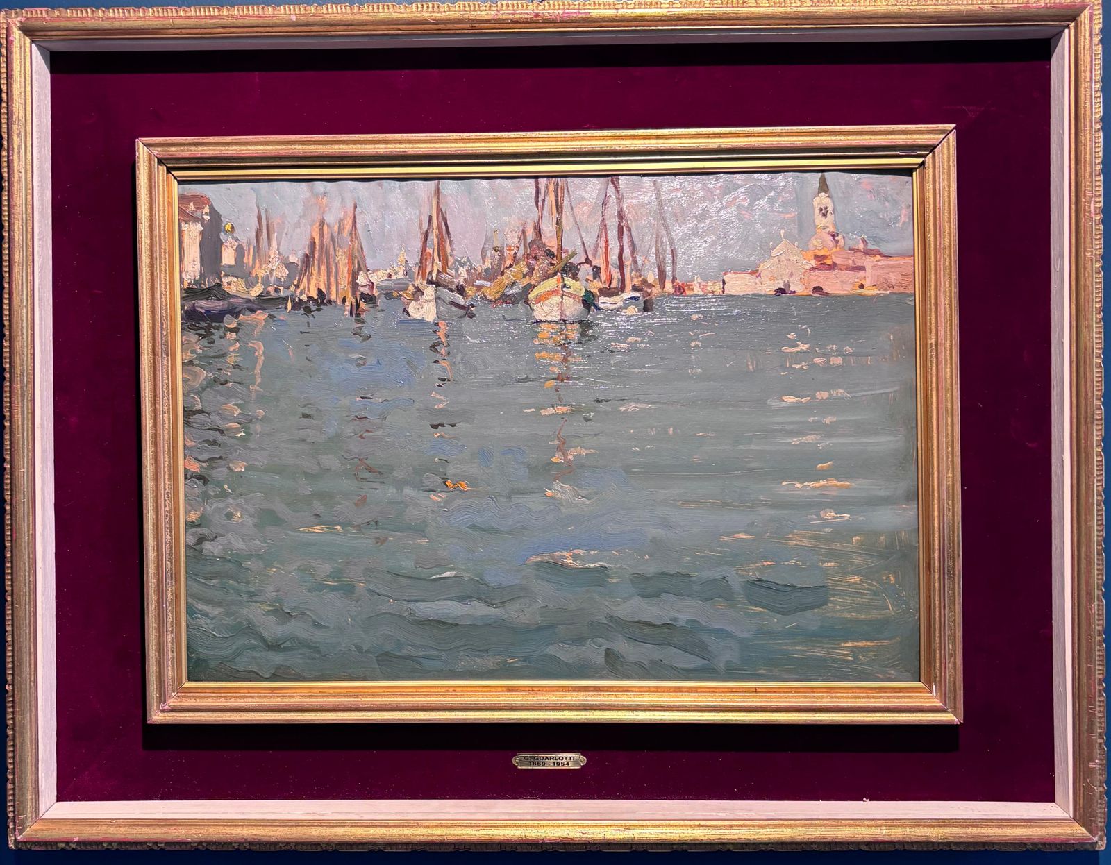 John Guarlotti Venice , Oil On Cardboard 50 X 36 Cm , 1934 1934