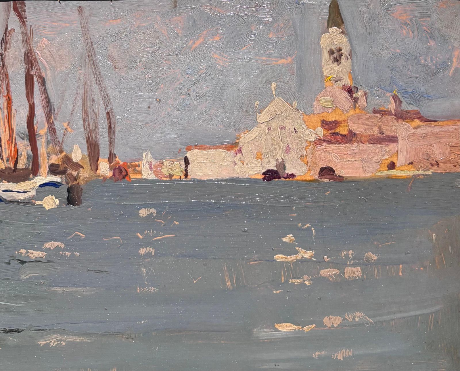 John Guarlotti Venice , Oil On Cardboard 50 X 36 Cm , 1934 1934 photo vinterior